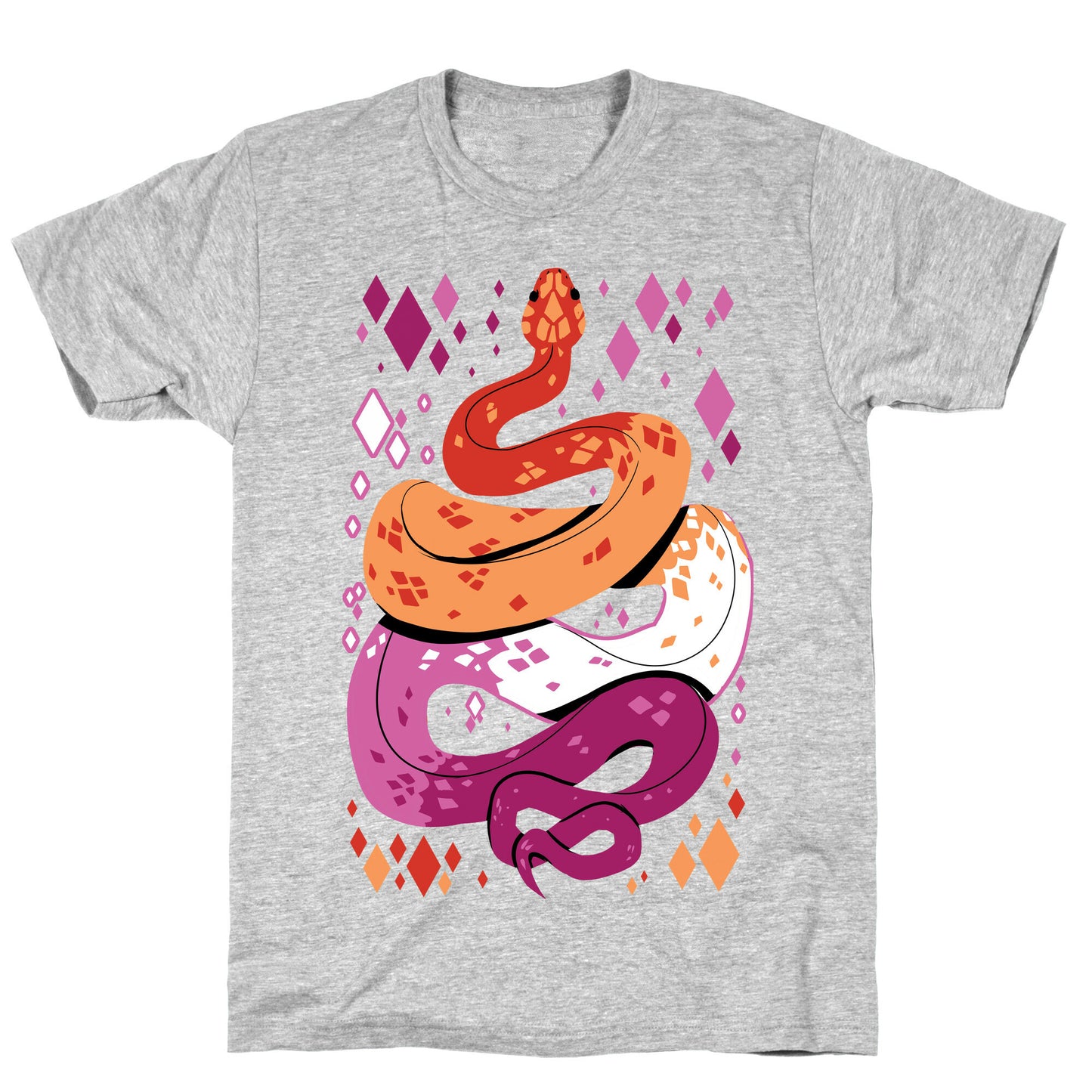 Pride Snakes: Lesbian T-Shirt