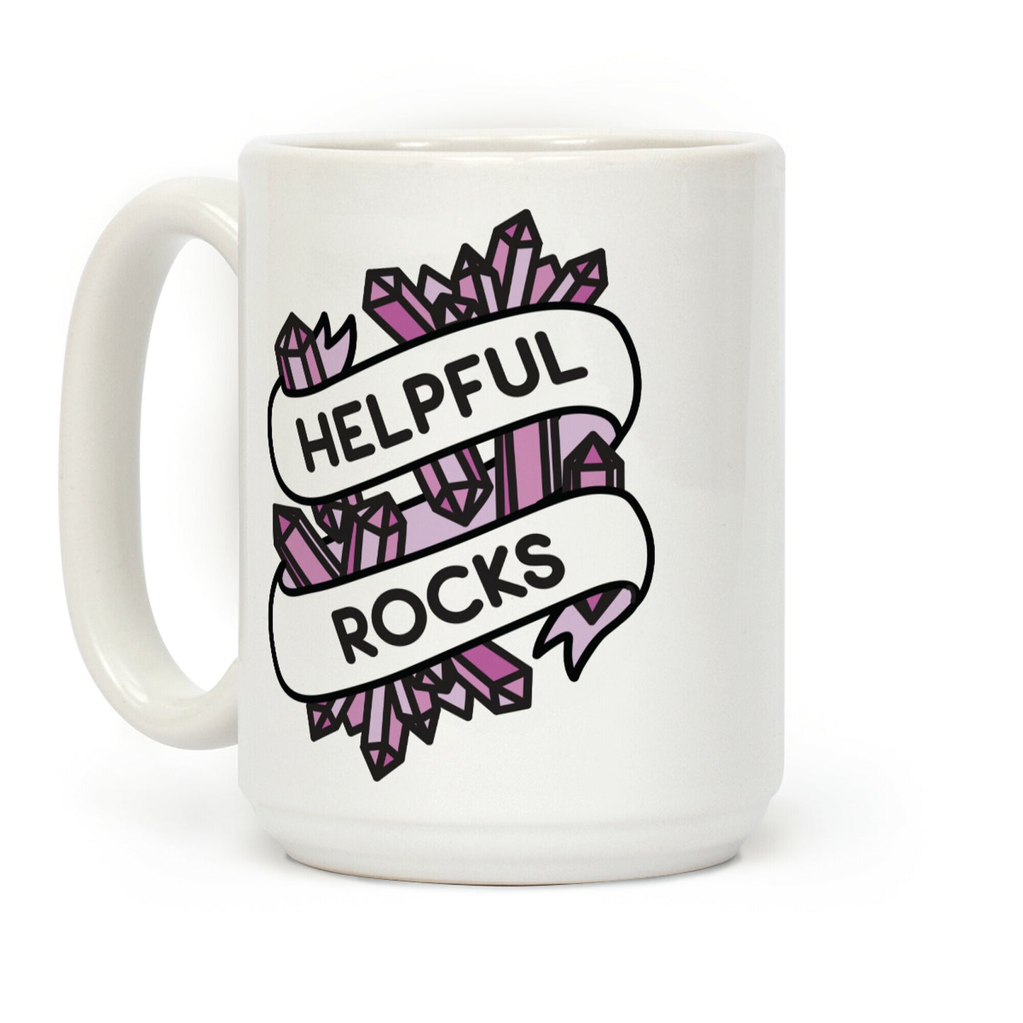 Helpful Rocks (Healing Crystals) Coffee Mug