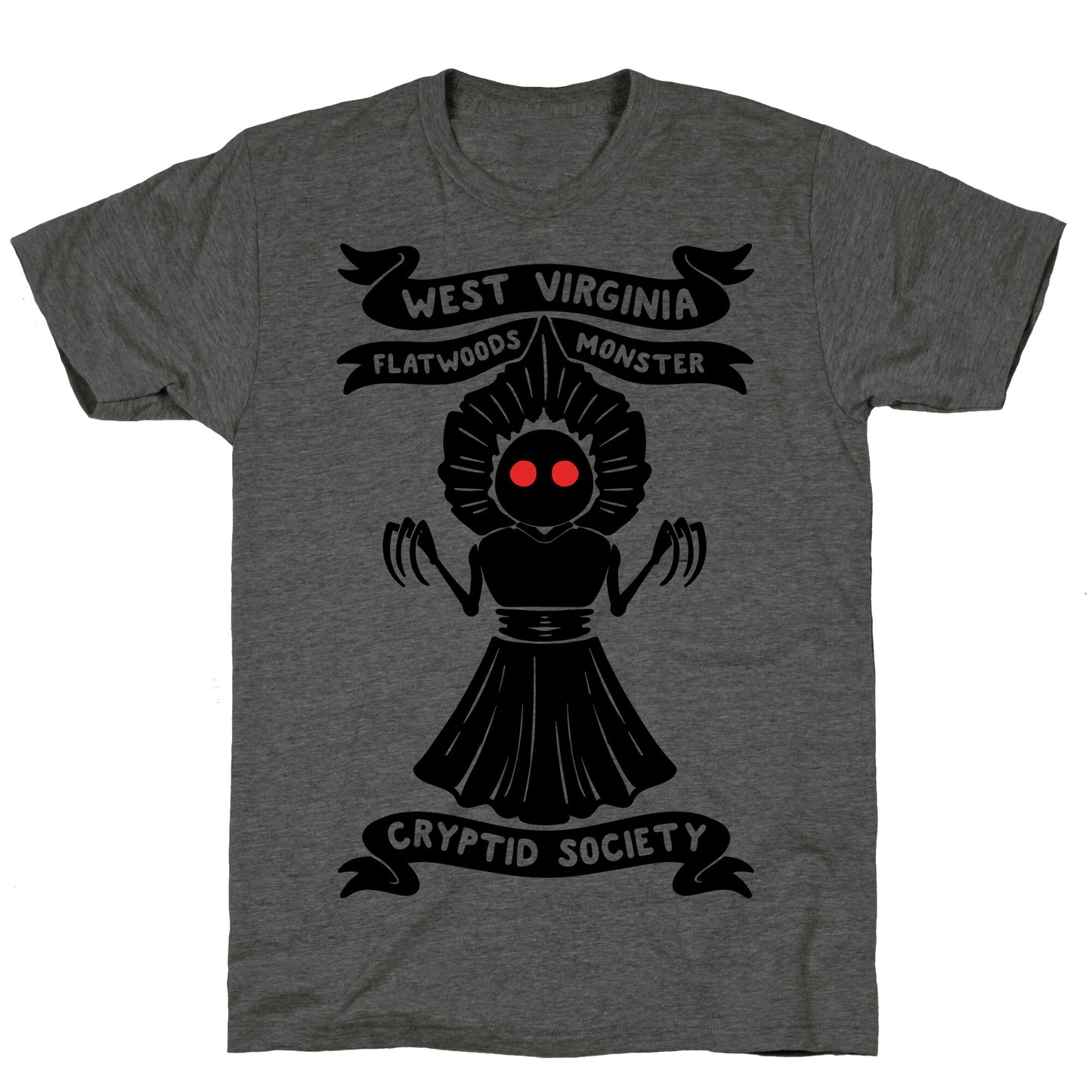 West Virginia Flatwoods Monster Cryptid Socitey Unisex Triblend Tee