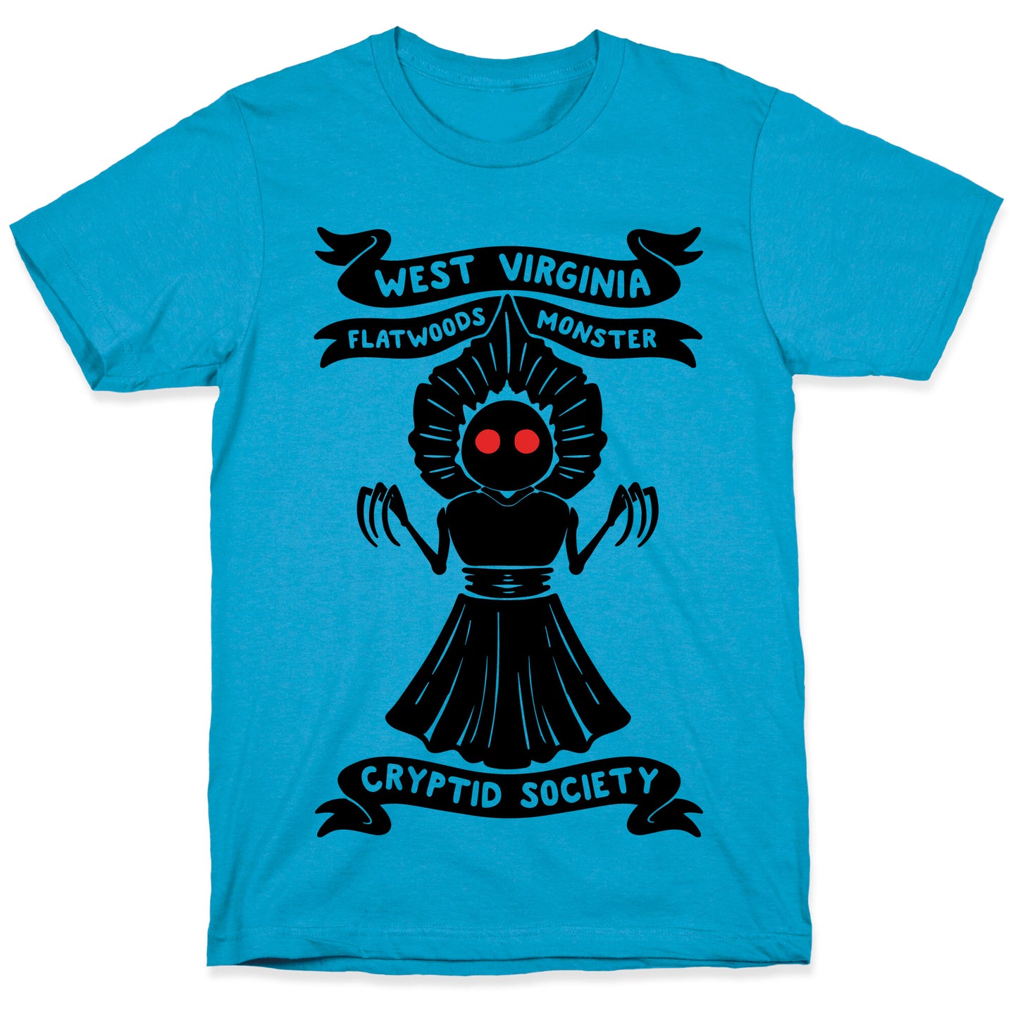 West Virginia Flatwoods Monster Cryptid Socitey Unisex Triblend Tee