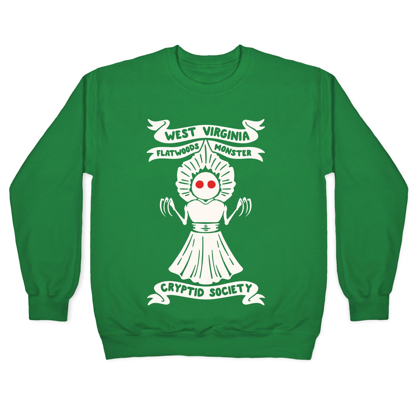 West Virginia Flatwoods Monster Cryptid Society Crewneck Sweatshirt