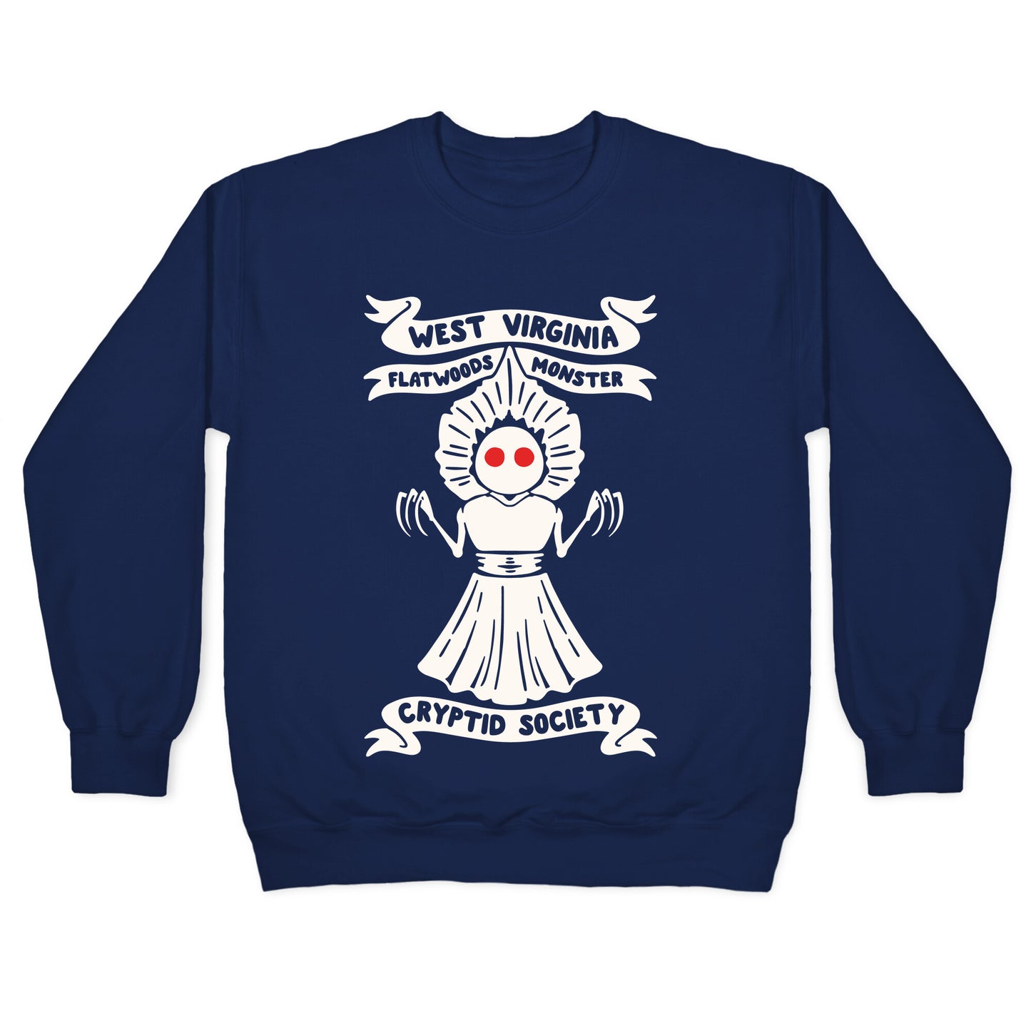 West Virginia Flatwoods Monster Cryptid Society Crewneck Sweatshirt