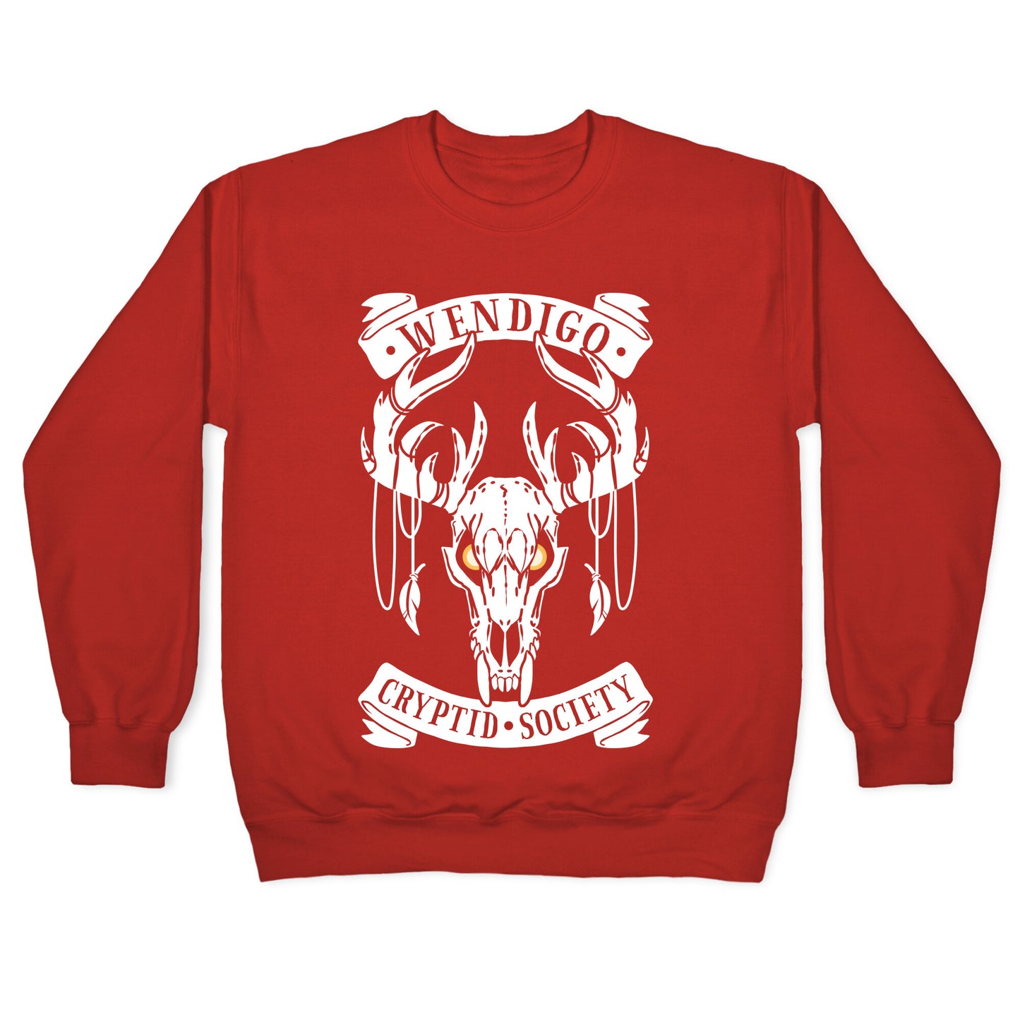 Wendigo Cryptid Society Crewneck Sweatshirt