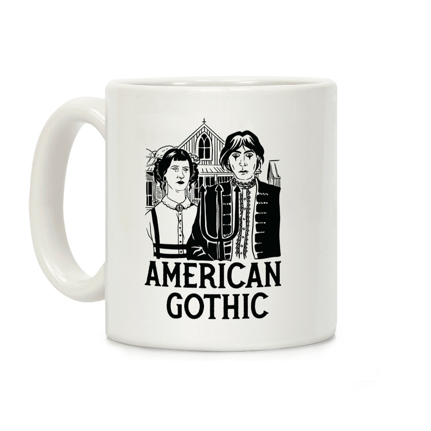 American Gothic Mall Goths Coffee Mug