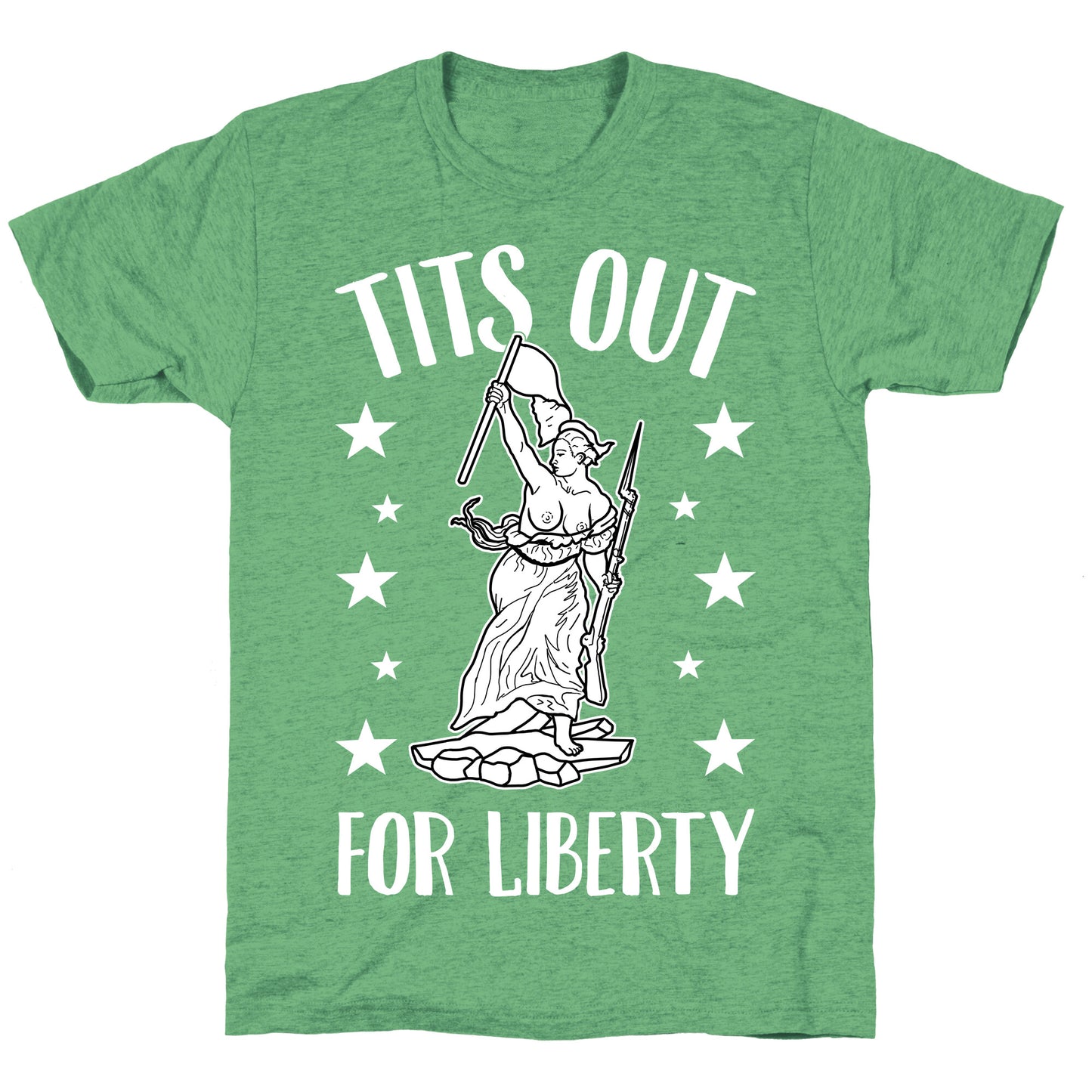 Tits Out For Liberty Unisex Triblend Tee