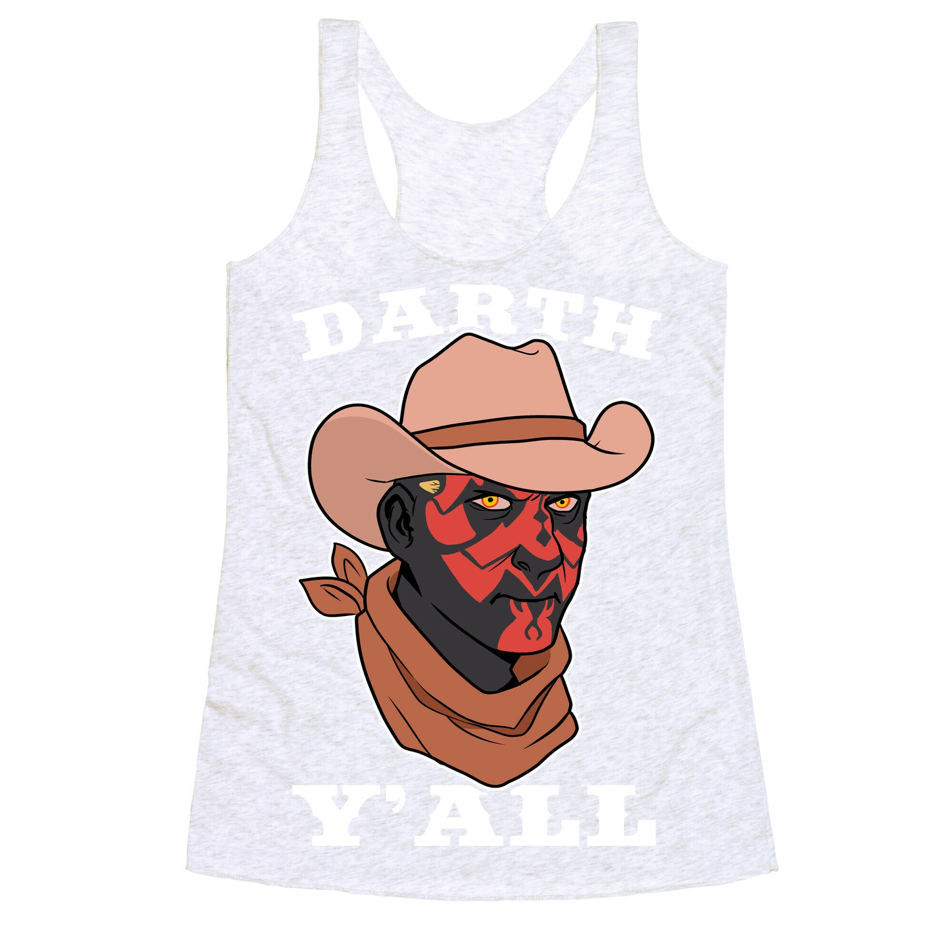 Darth Y'all Racerback Tank
