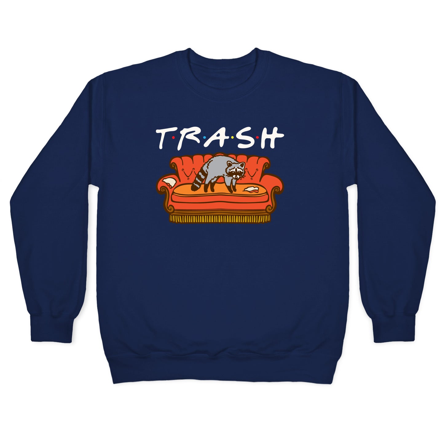Trash Friends Parody Crewneck Sweatshirt