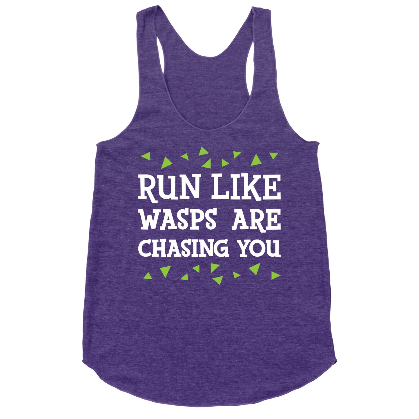 Run Like Wasps Are Chasing You Racerback Tank