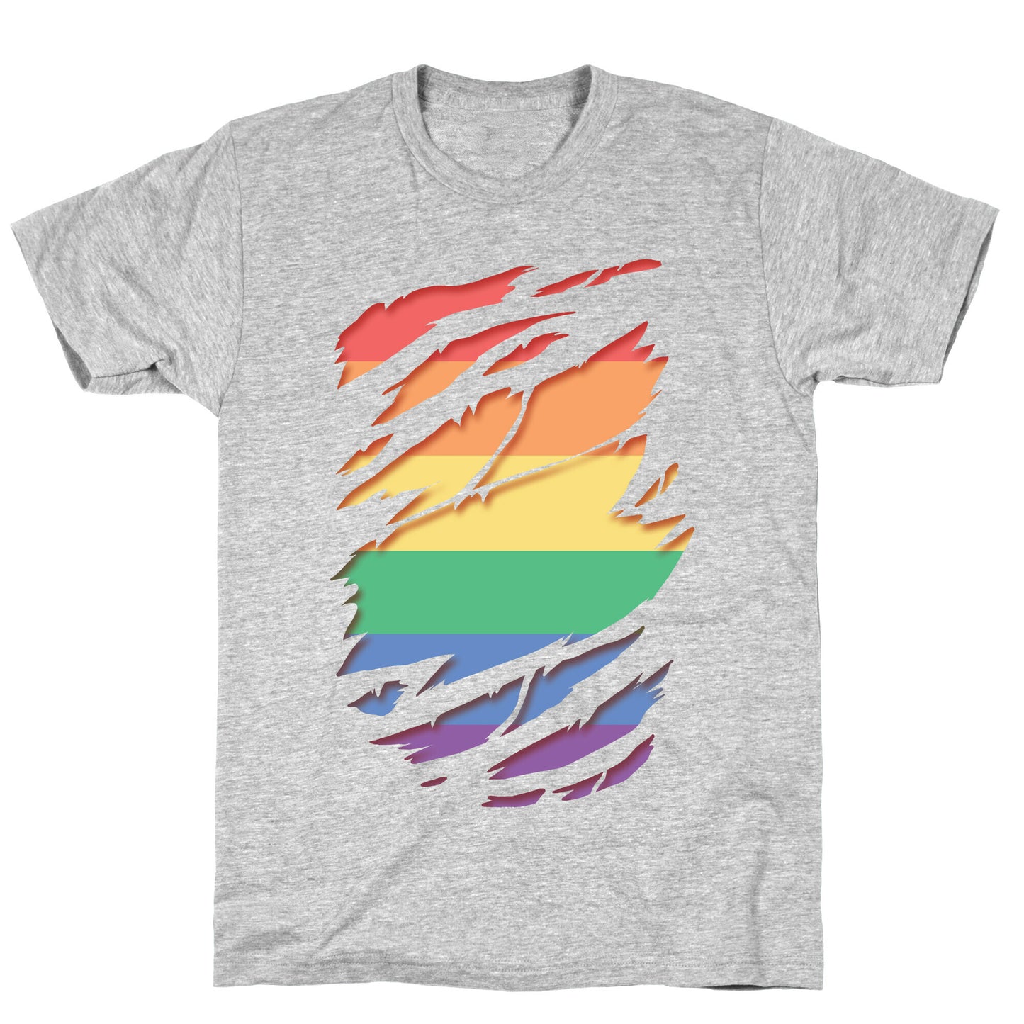 Ripped Shirt: Gay Pride T-Shirt