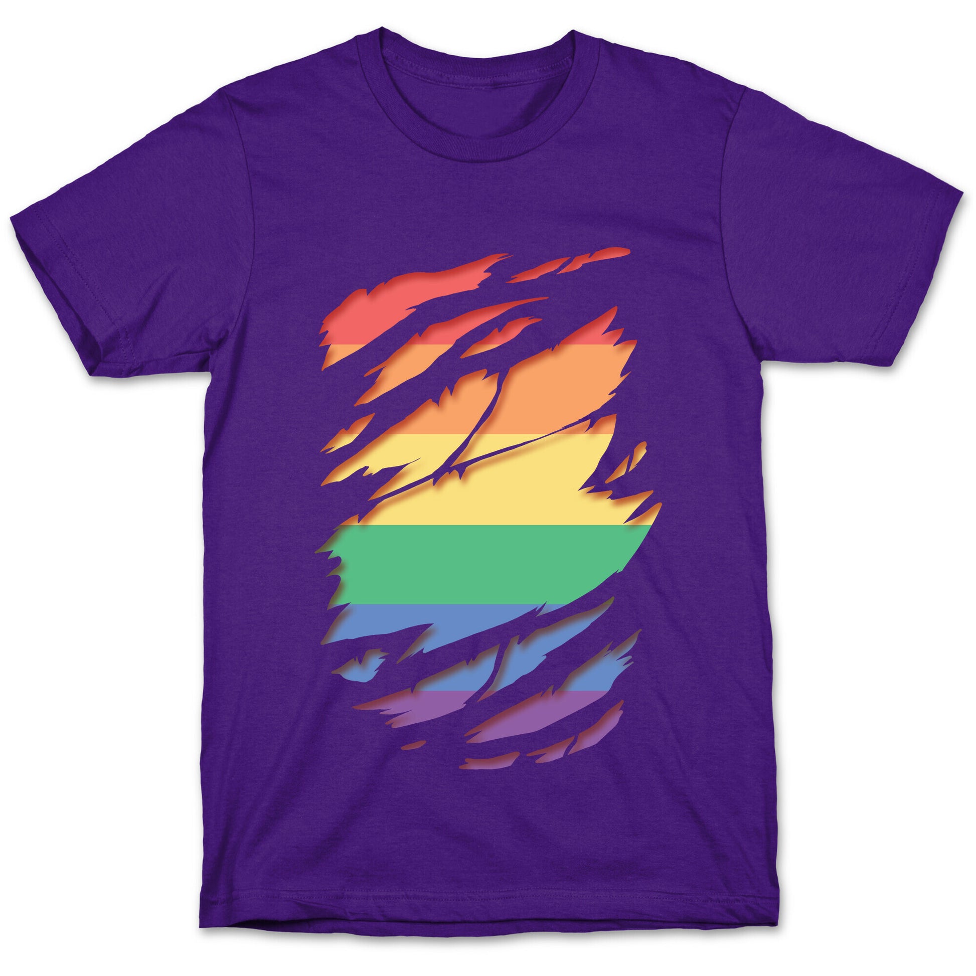 Ripped Shirt: Gay Pride T-Shirt
