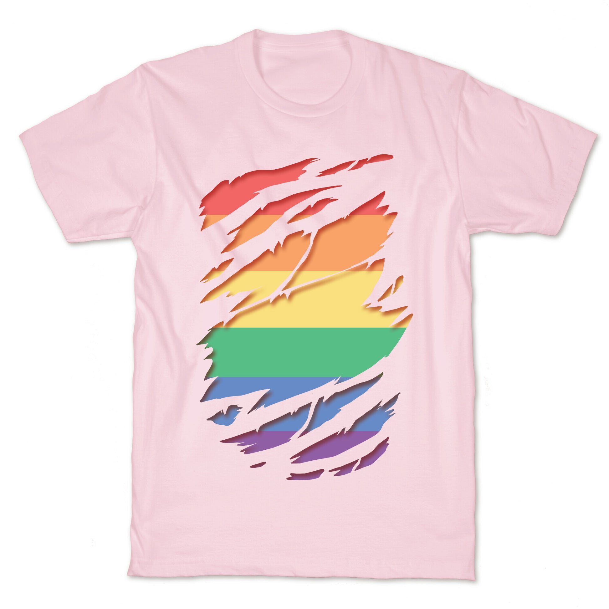 Ripped Shirt: Gay Pride T-Shirt