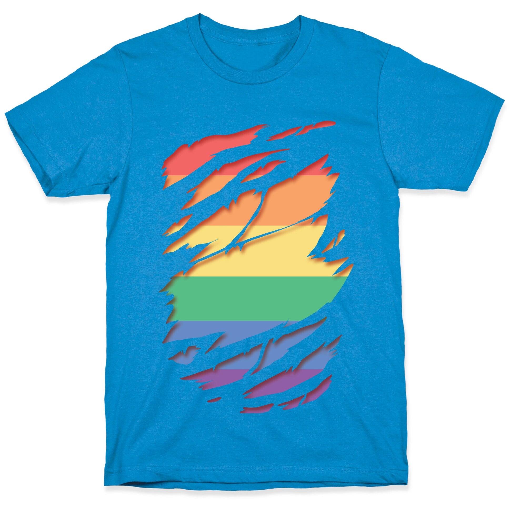 Ripped Shirt: Gay Pride T-Shirt