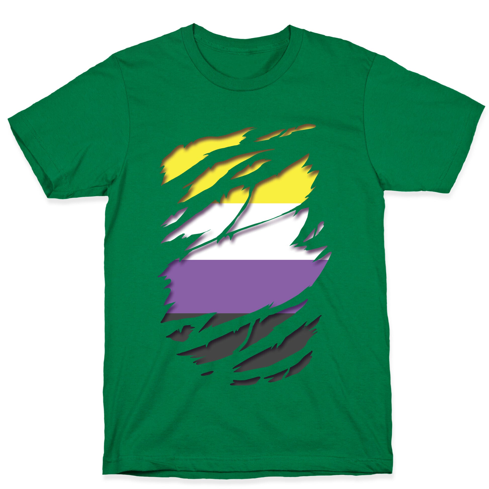 Ripped Shirt: Non-Binary Pride T-Shirt