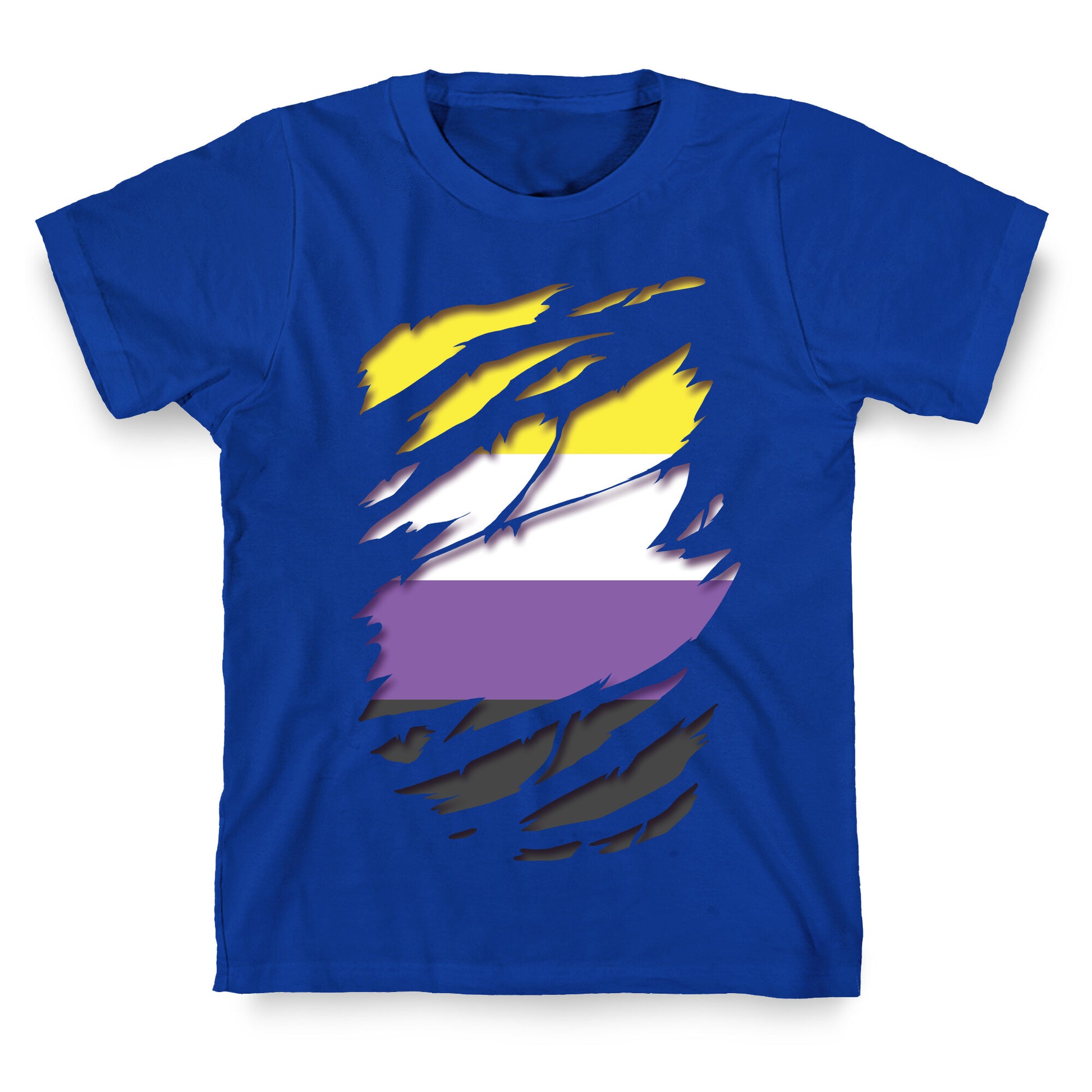 Ripped Shirt: Non-Binary Pride T-Shirt