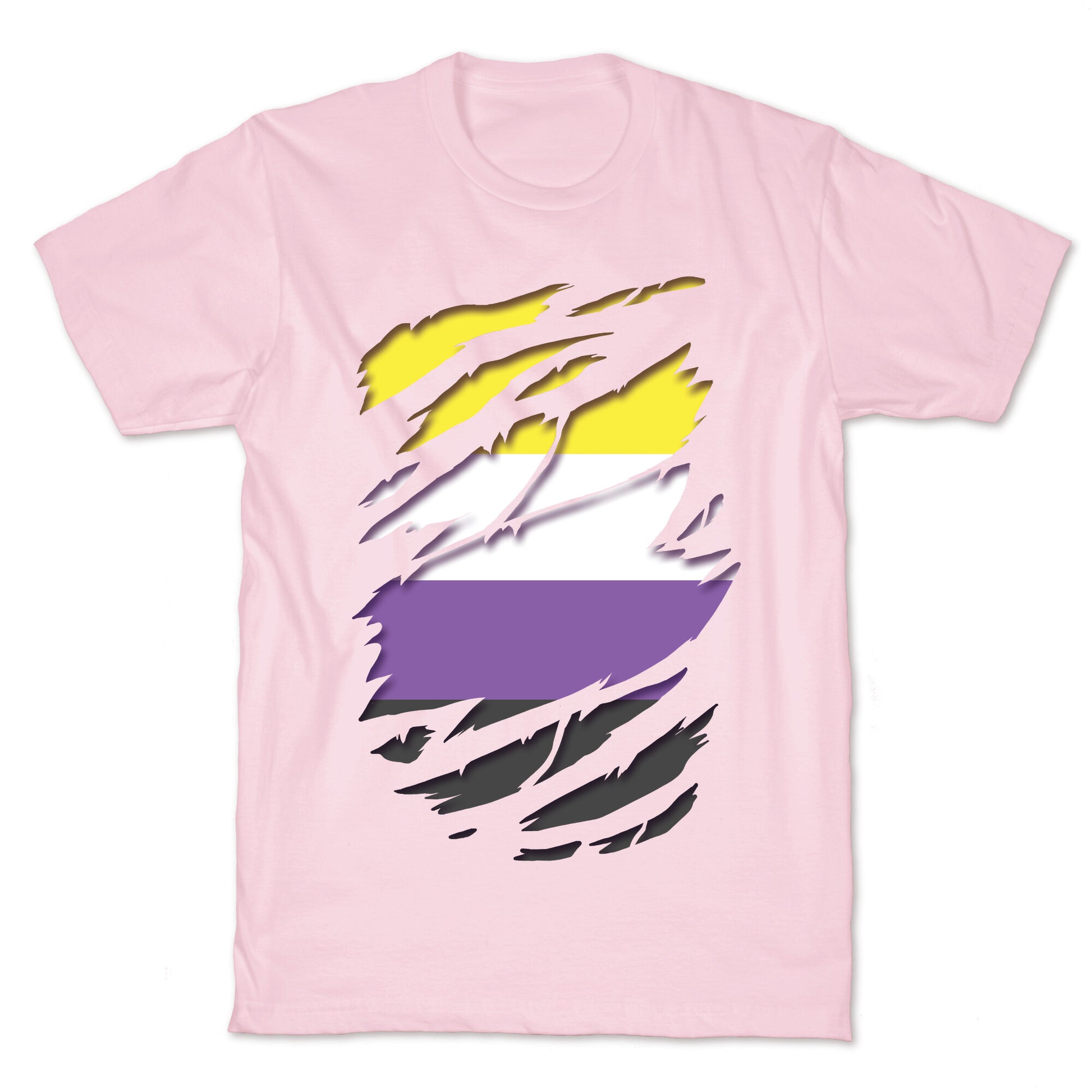 Ripped Shirt: Non-Binary Pride T-Shirt