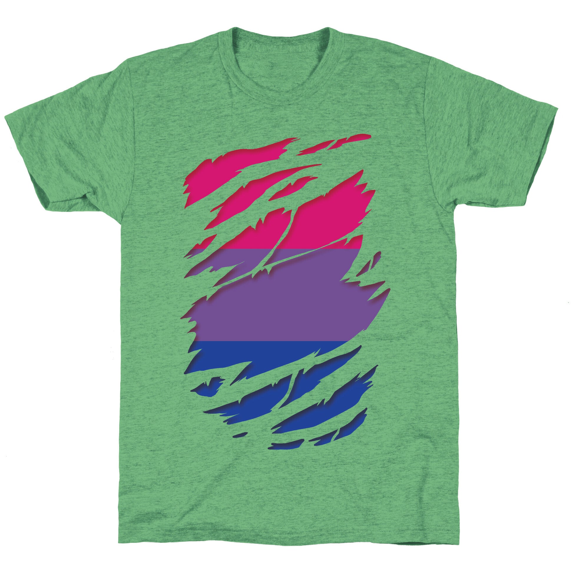 Ripped Shirt: Bi Pride Unisex Triblend Tee