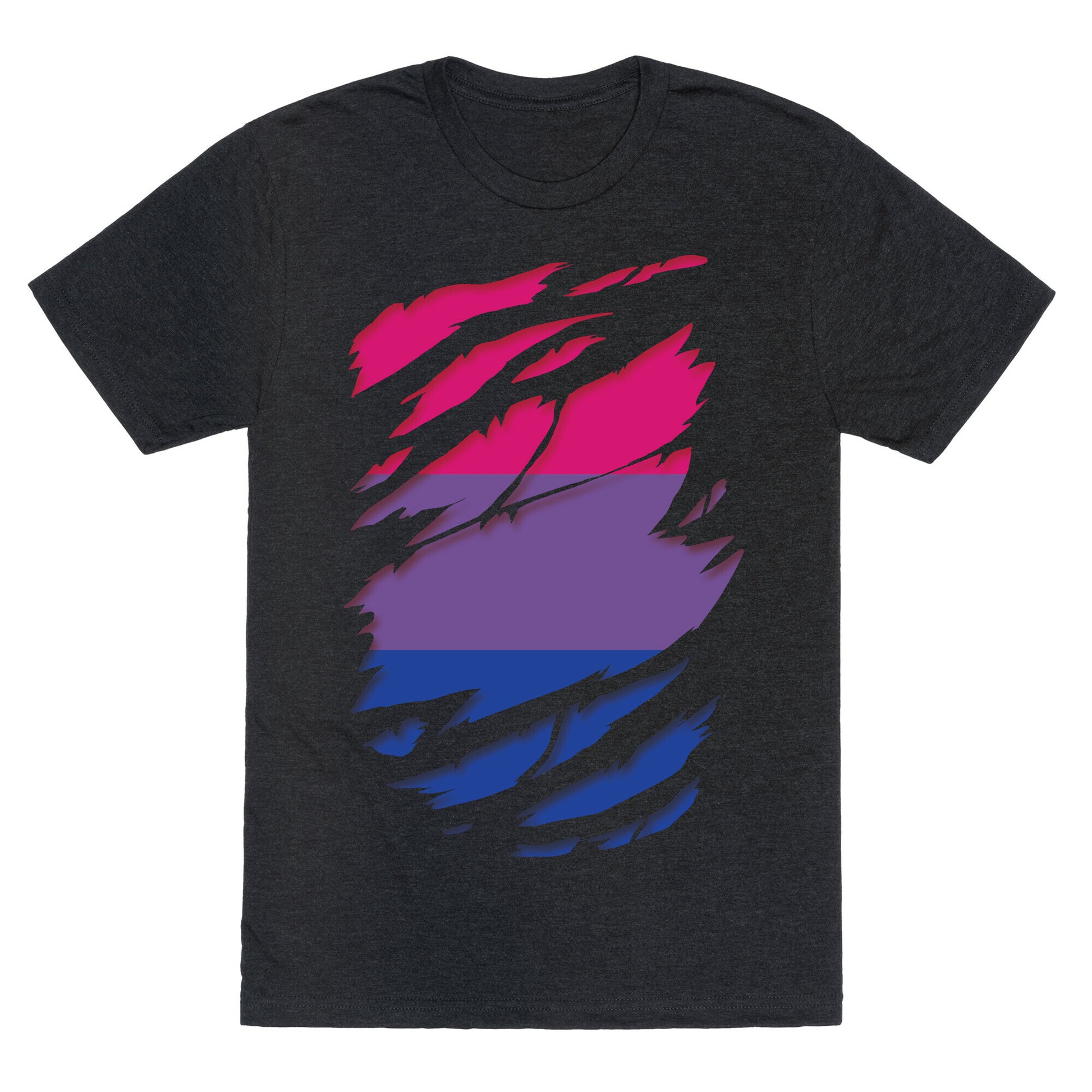 Ripped Shirt: Bi Pride Unisex Triblend Tee