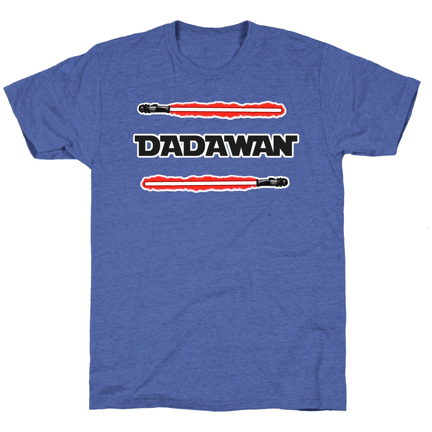 Padawan Dadawan Star Wars Parody Red Light Sabers Unisex Triblend Tee