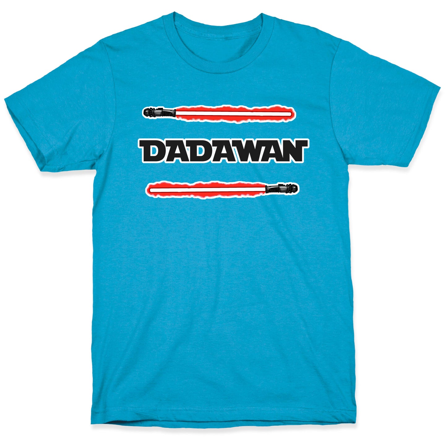 Padawan Dadawan Star Wars Parody Red Light Sabers Unisex Triblend Tee