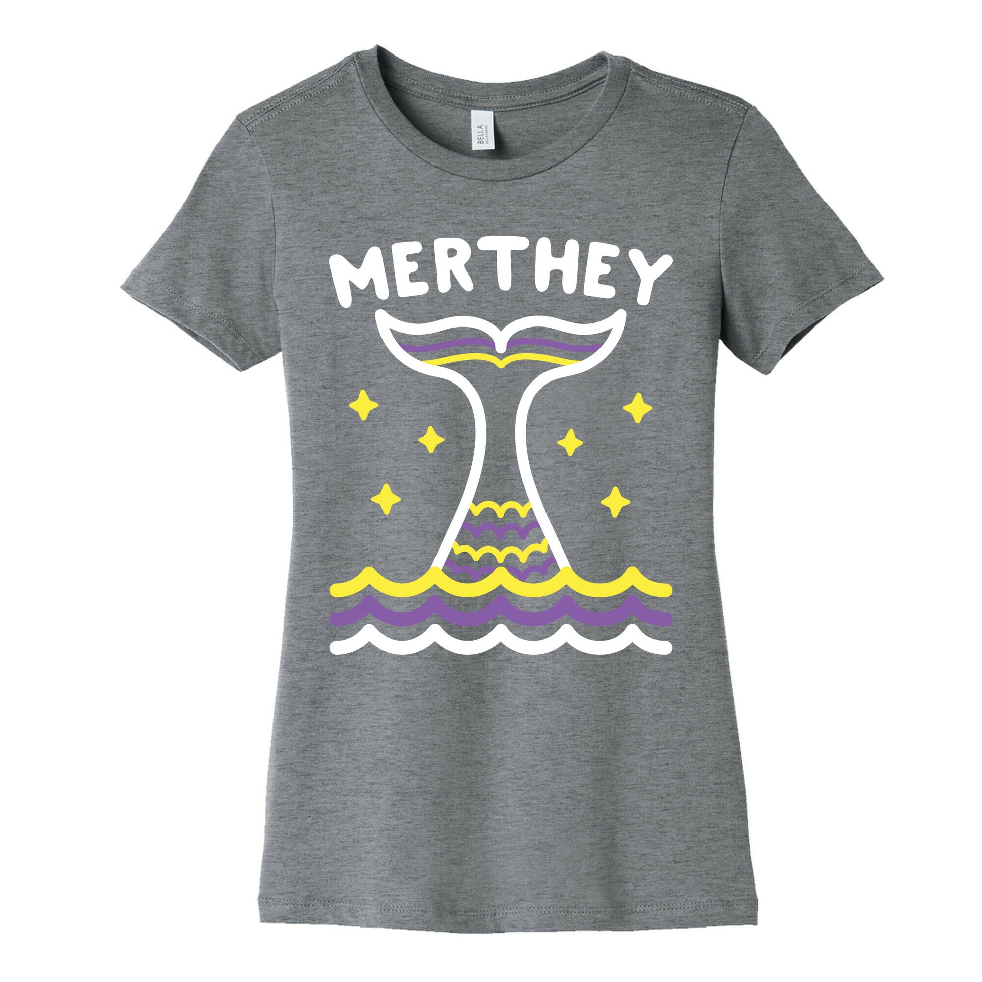 Merthey (Non-Binary Mermaid) Women's Cotton Tee