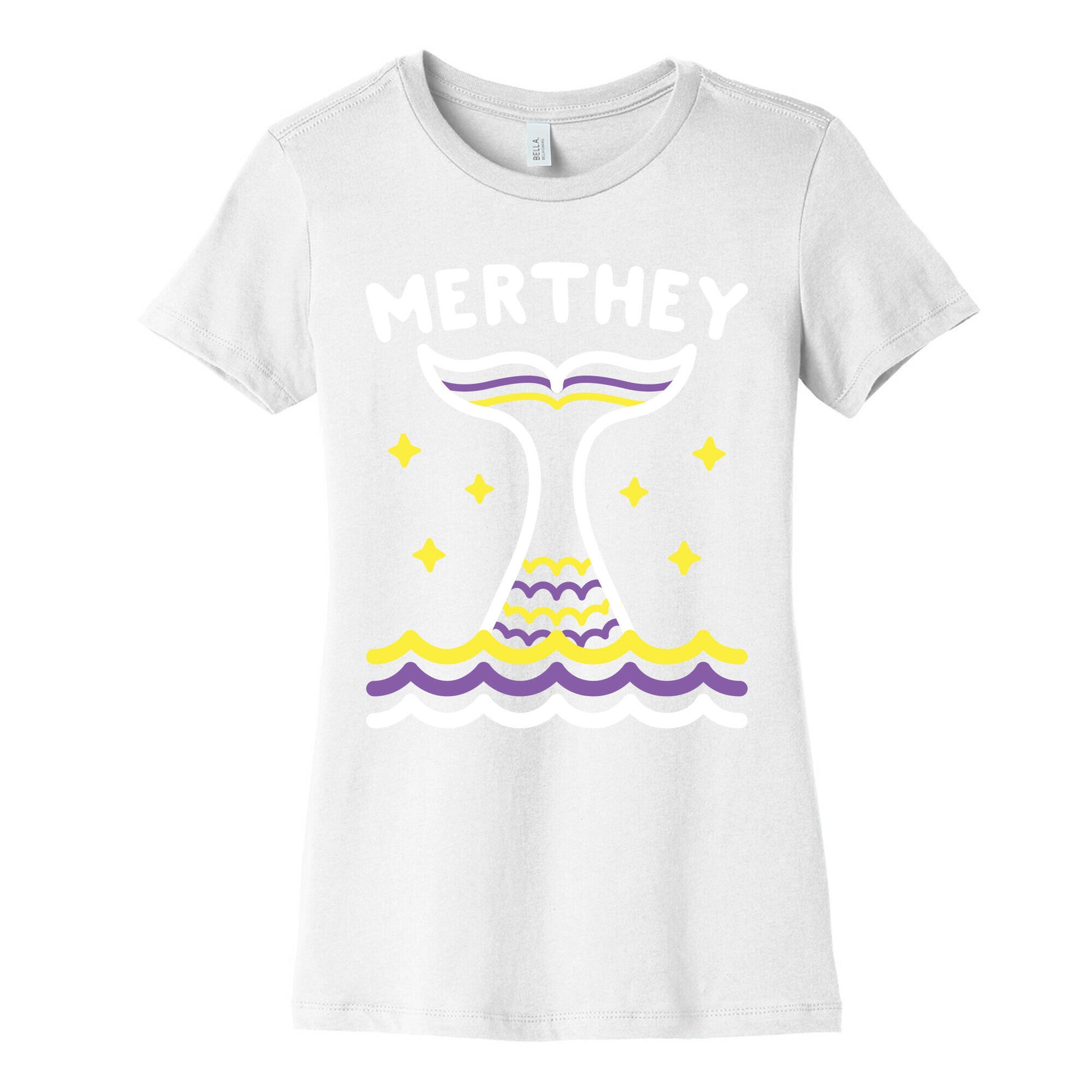 Merthey (Non-Binary Mermaid) Women's Cotton Tee