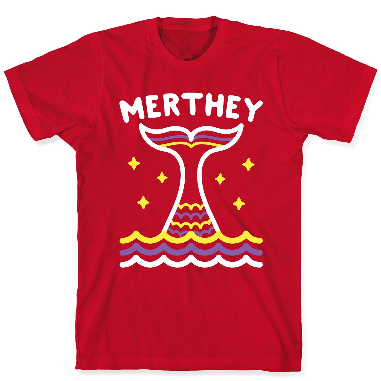 Merthey (Non-Binary Mermaid) T-Shirt