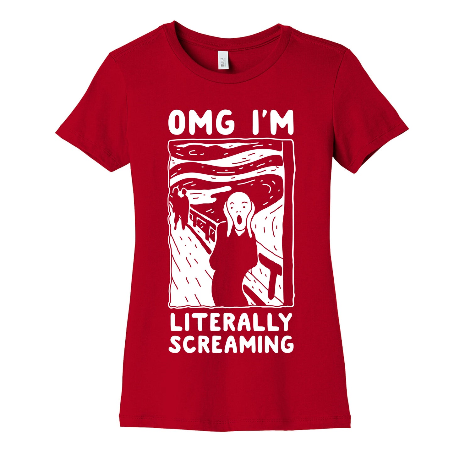 OMG I'm Literally Screaming Women's Cotton Tee