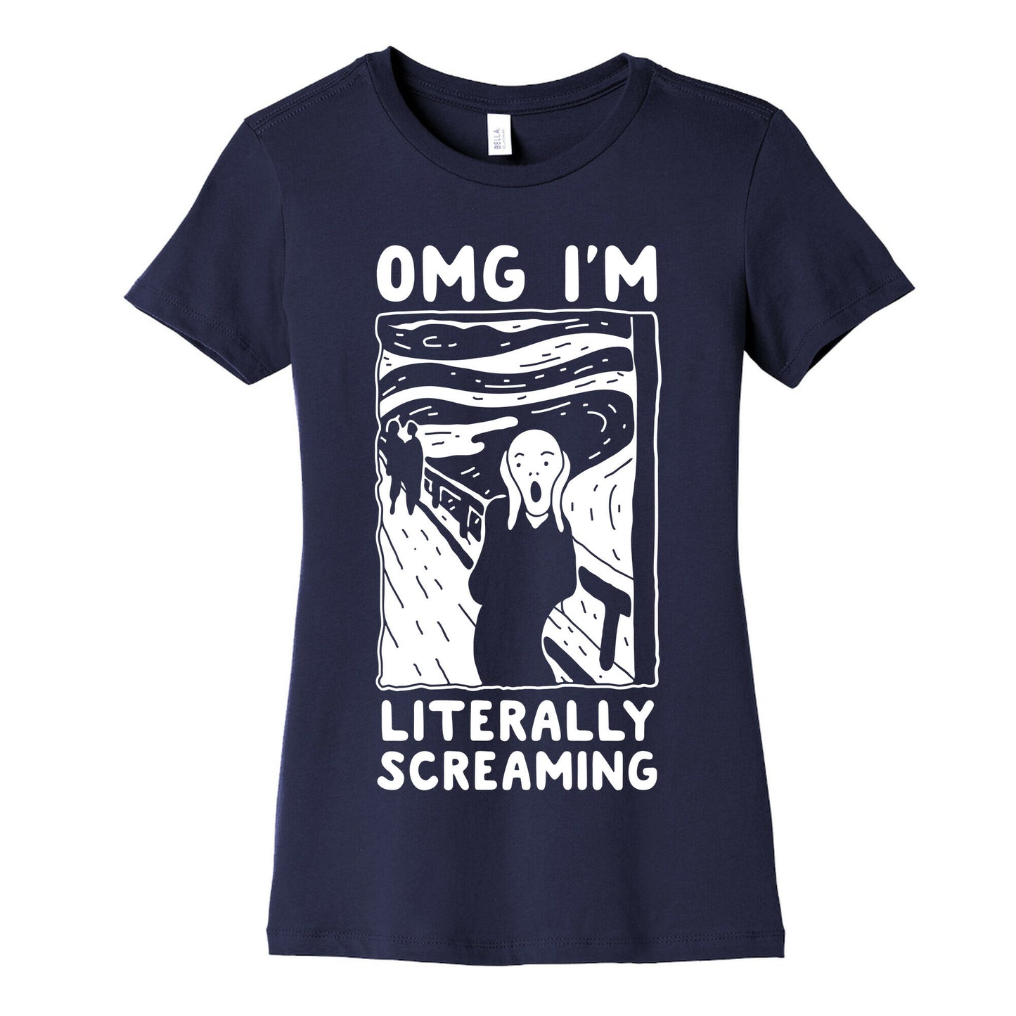 OMG I'm Literally Screaming Women's Cotton Tee