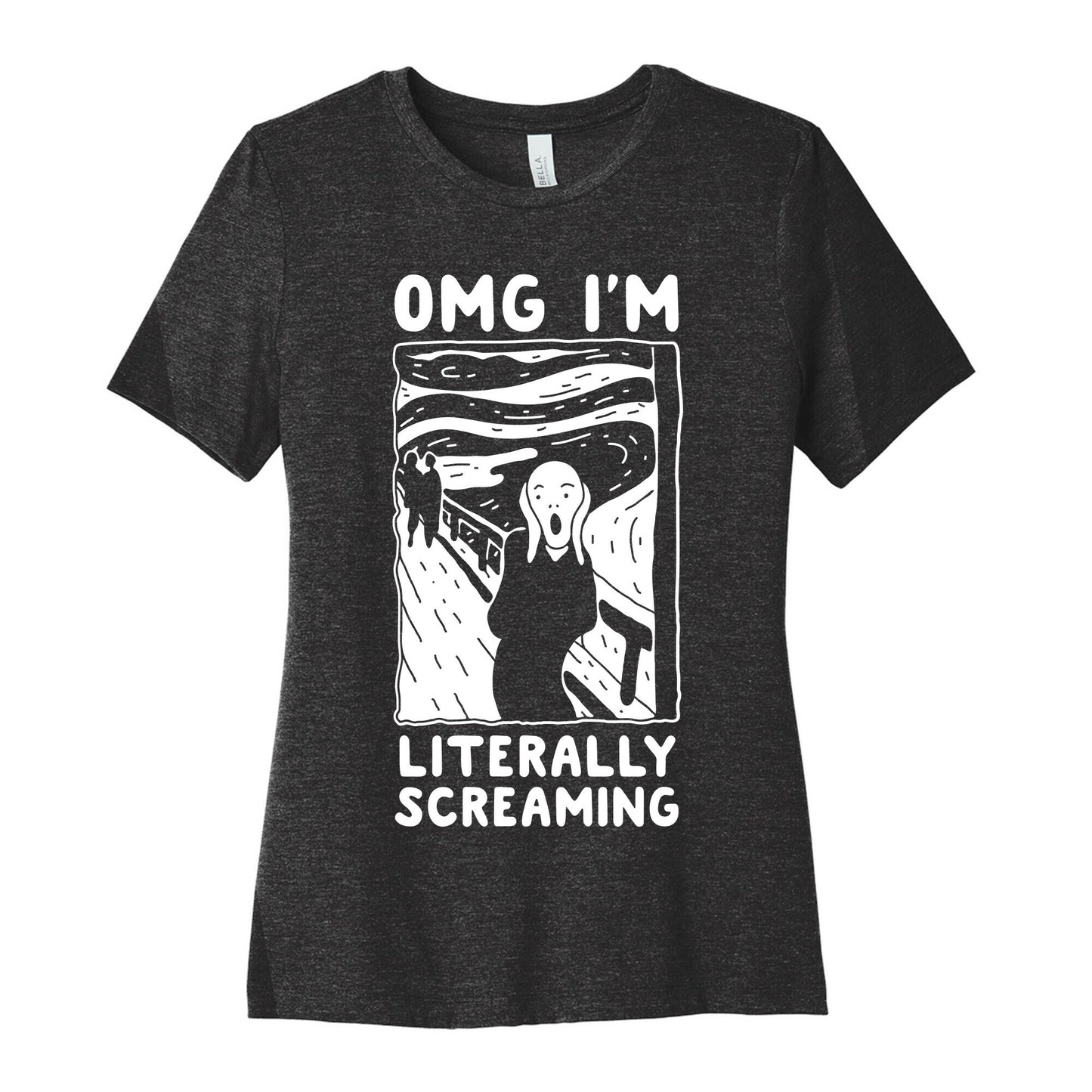 OMG I'm Literally Screaming Women's Cotton Tee