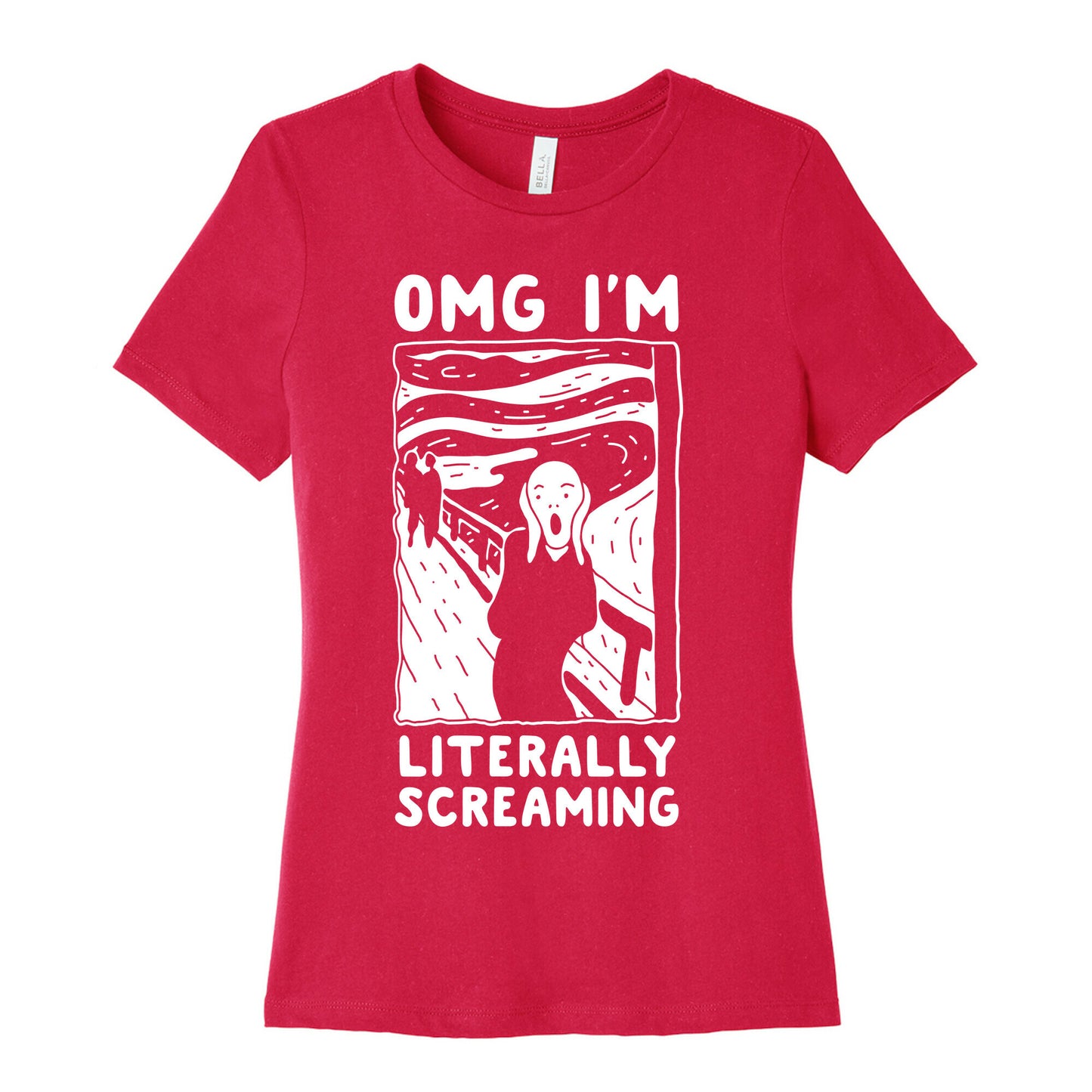 OMG I'm Literally Screaming Women's Cotton Tee
