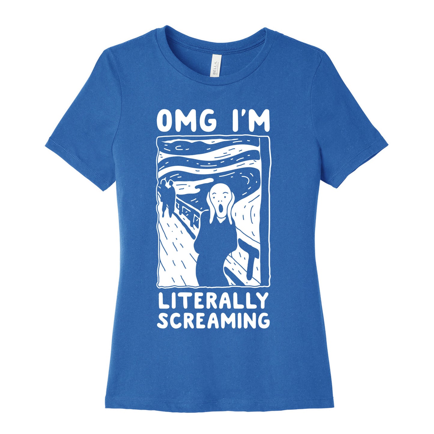 OMG I'm Literally Screaming Women's Cotton Tee