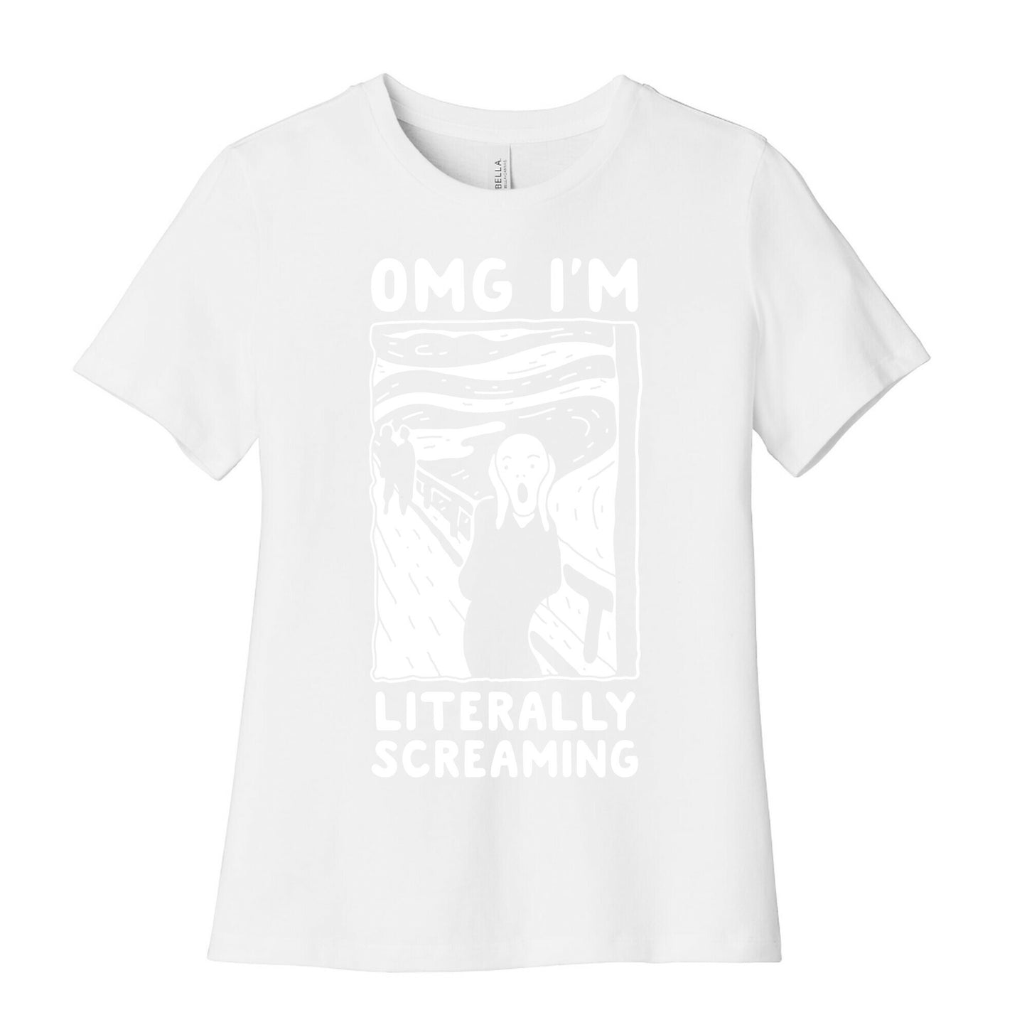 OMG I'm Literally Screaming Women's Cotton Tee