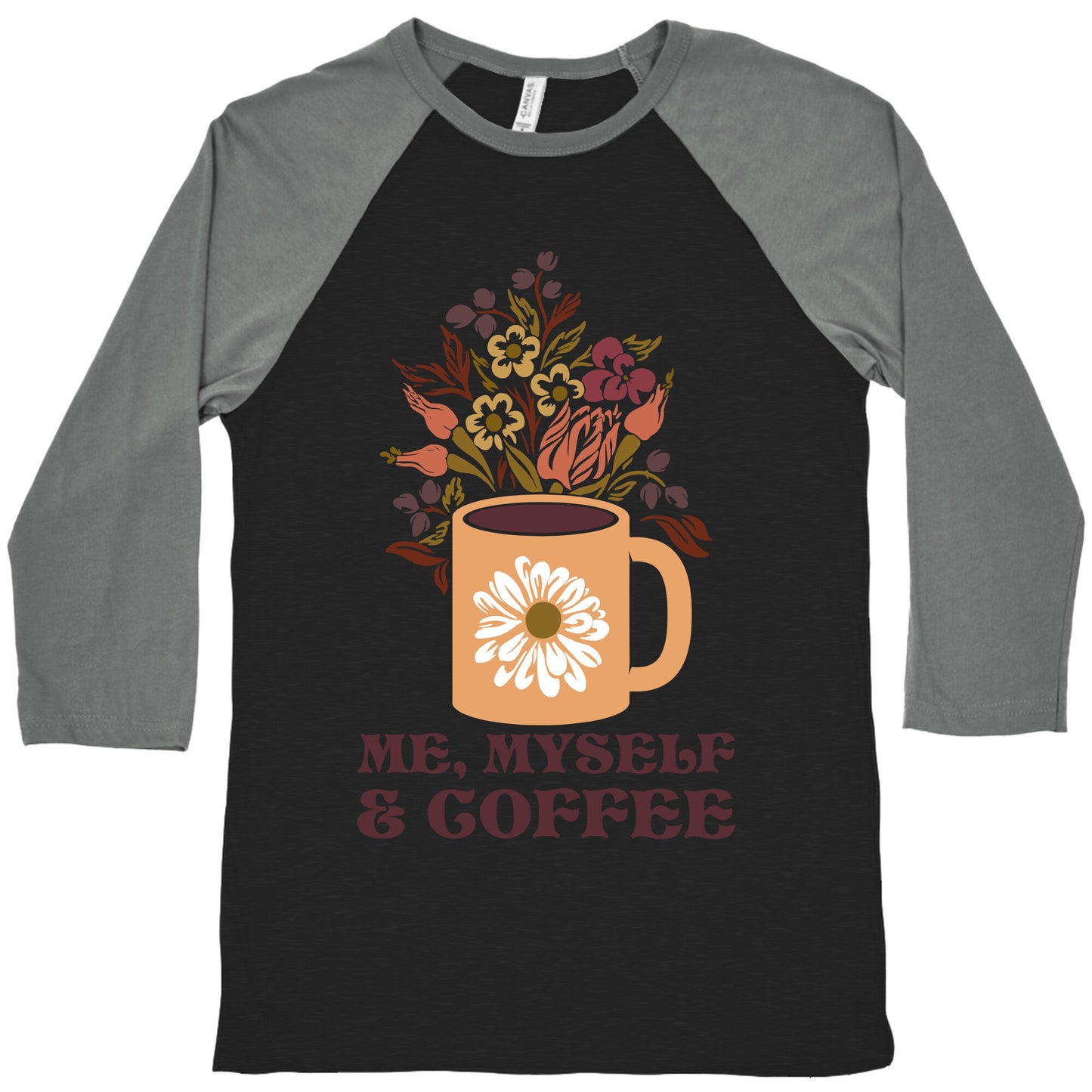 Me Myself and Coffee Baseball Tee