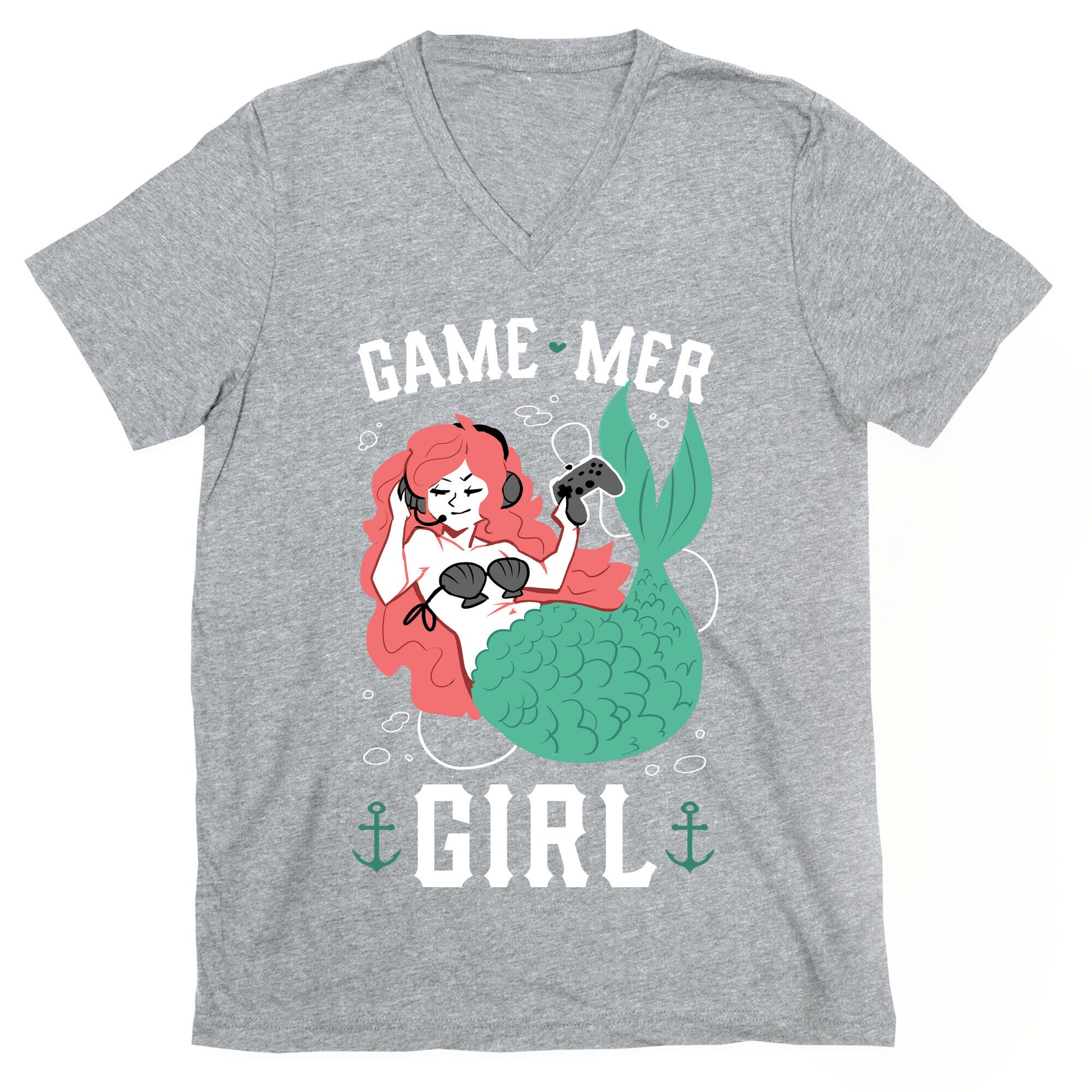 Game Mer Girl V-Neck