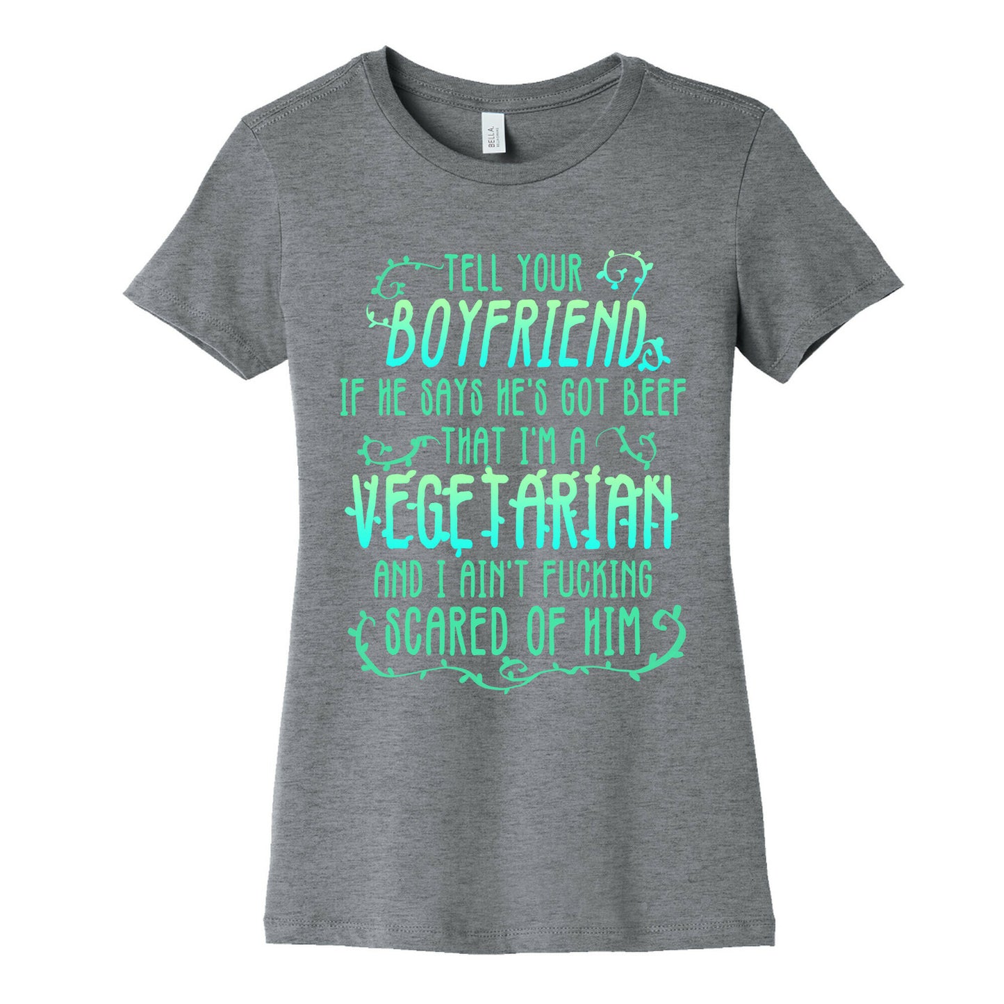 DON'T TRUST ME Lyrics Women's Cotton Tee