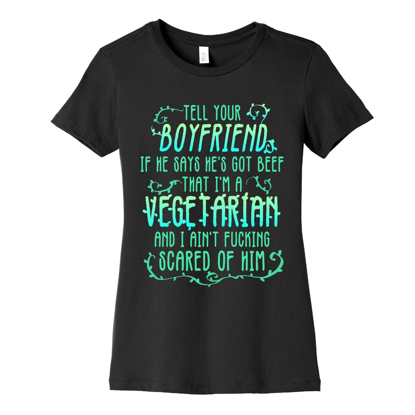 DON'T TRUST ME Lyrics Women's Cotton Tee
