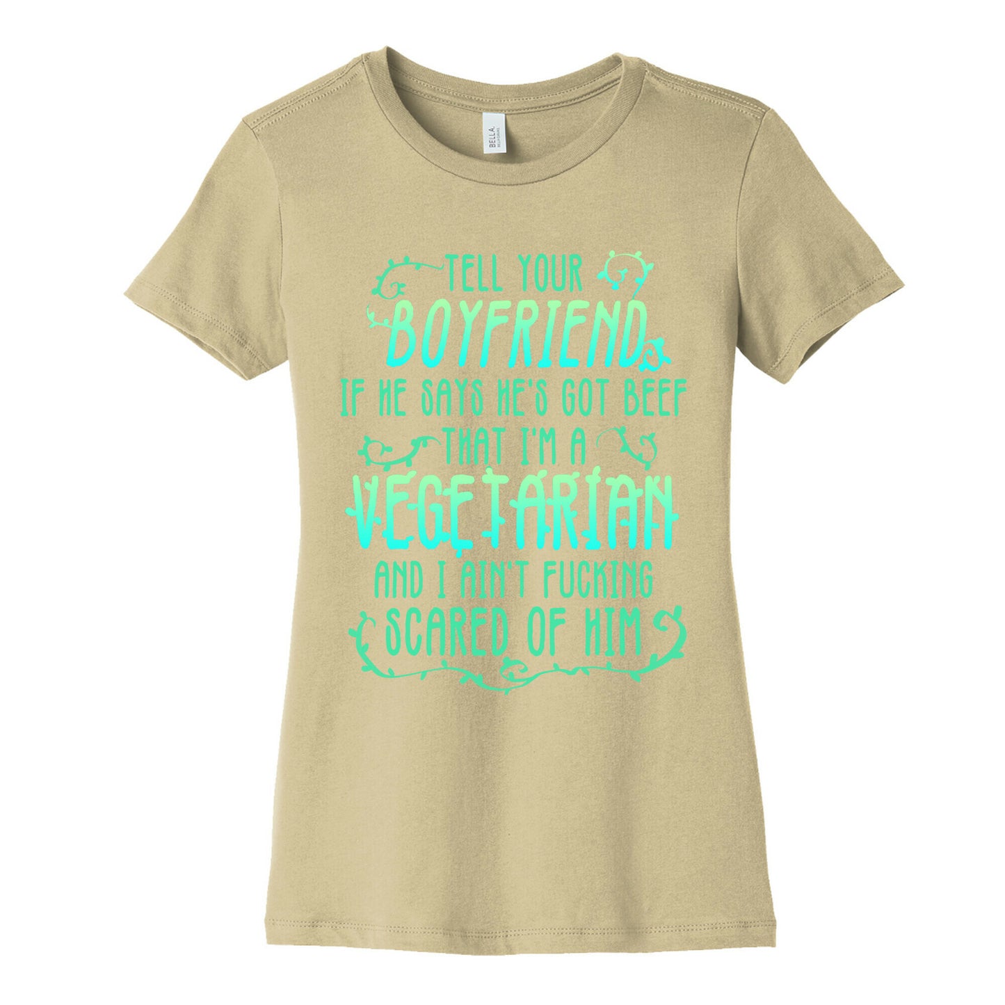 DON'T TRUST ME Lyrics Women's Cotton Tee