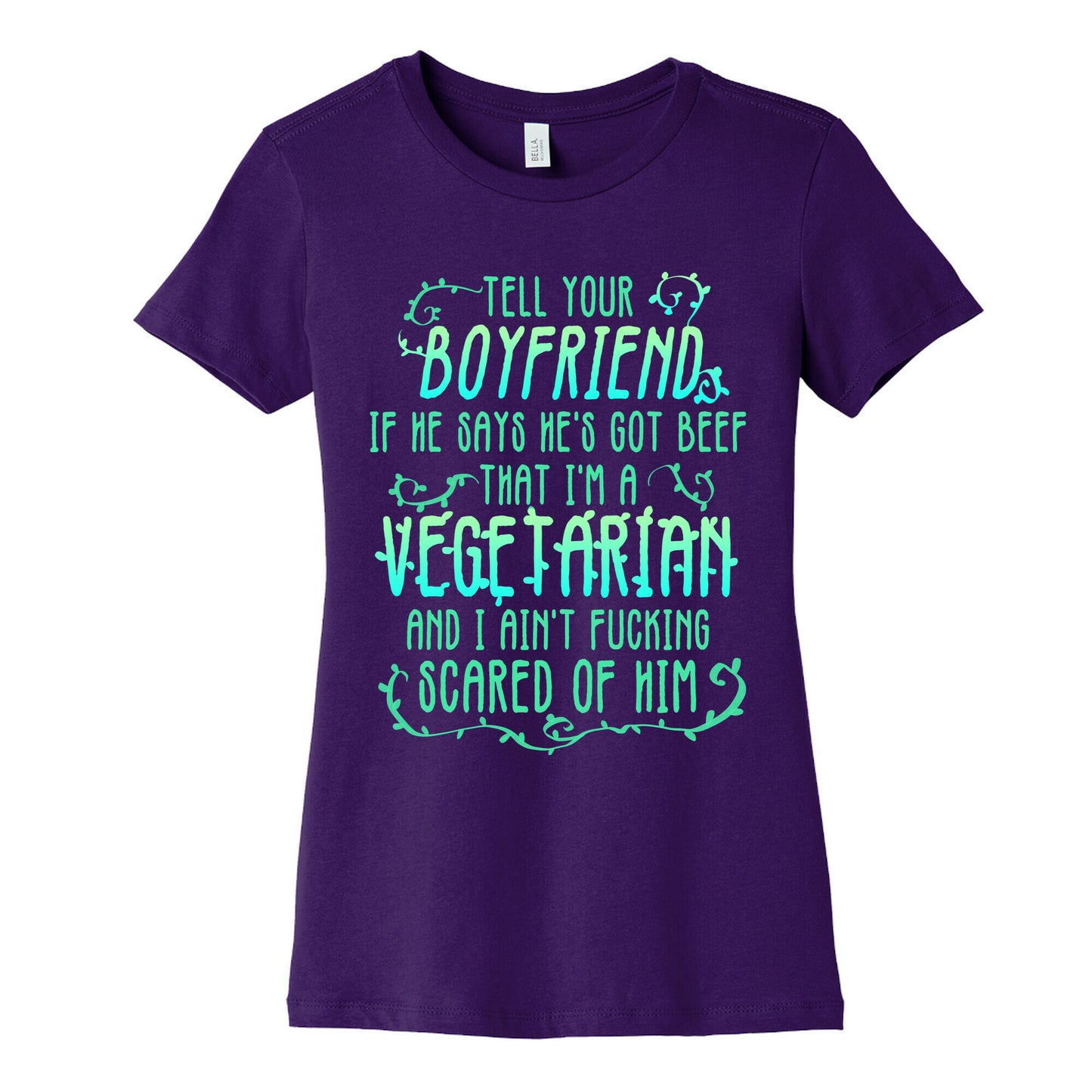 DON'T TRUST ME Lyrics Women's Cotton Tee