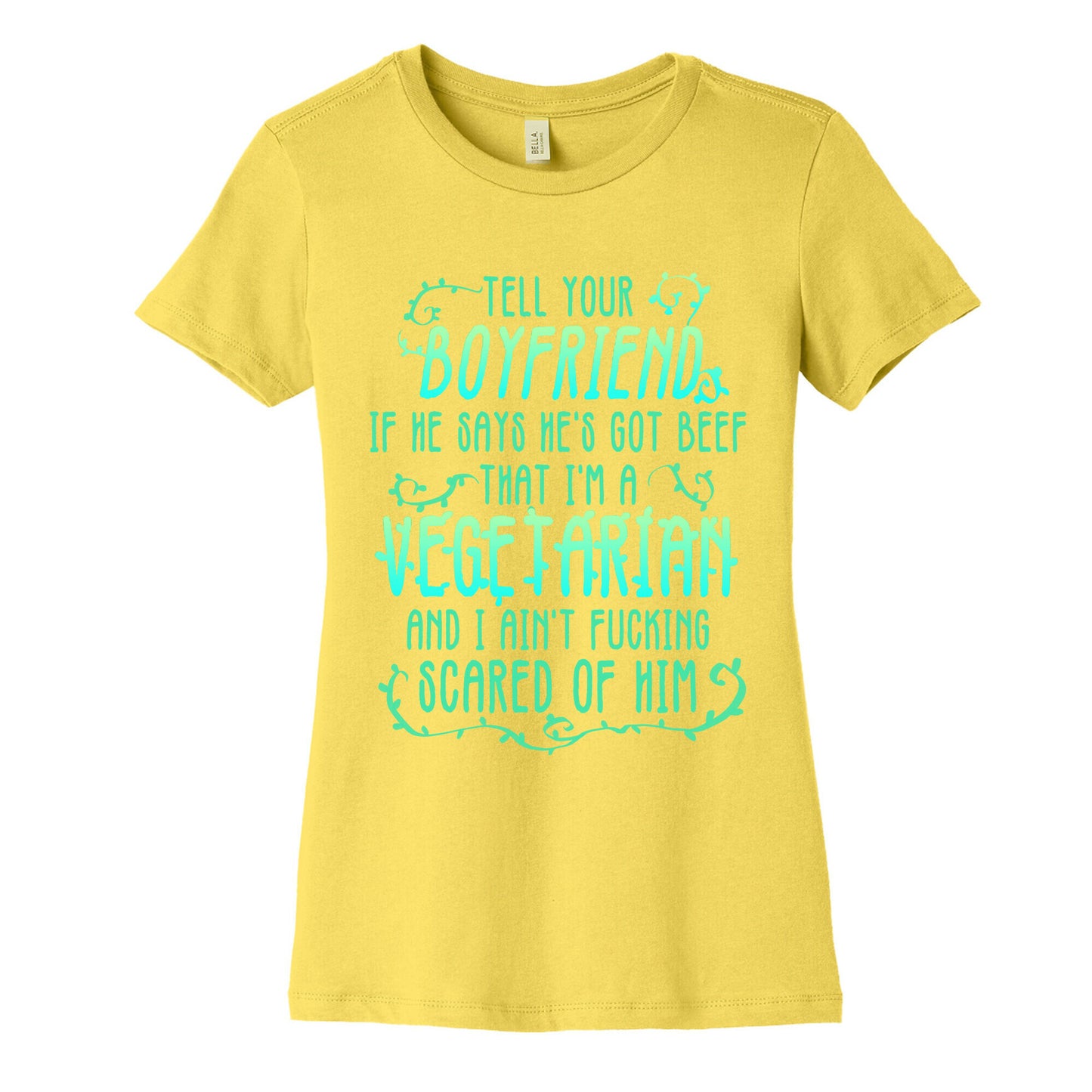 DON'T TRUST ME Lyrics Women's Cotton Tee