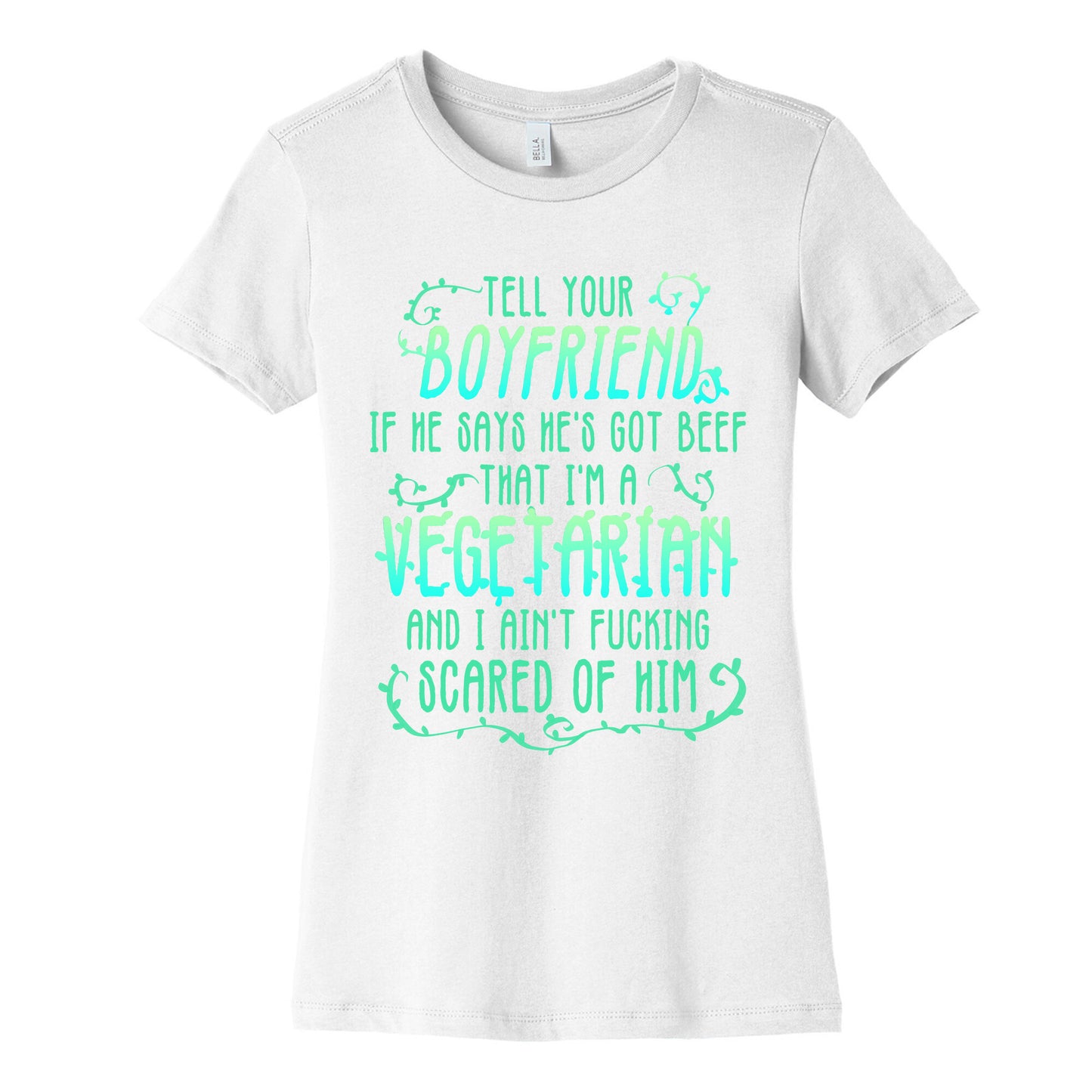 DON'T TRUST ME Lyrics Women's Cotton Tee