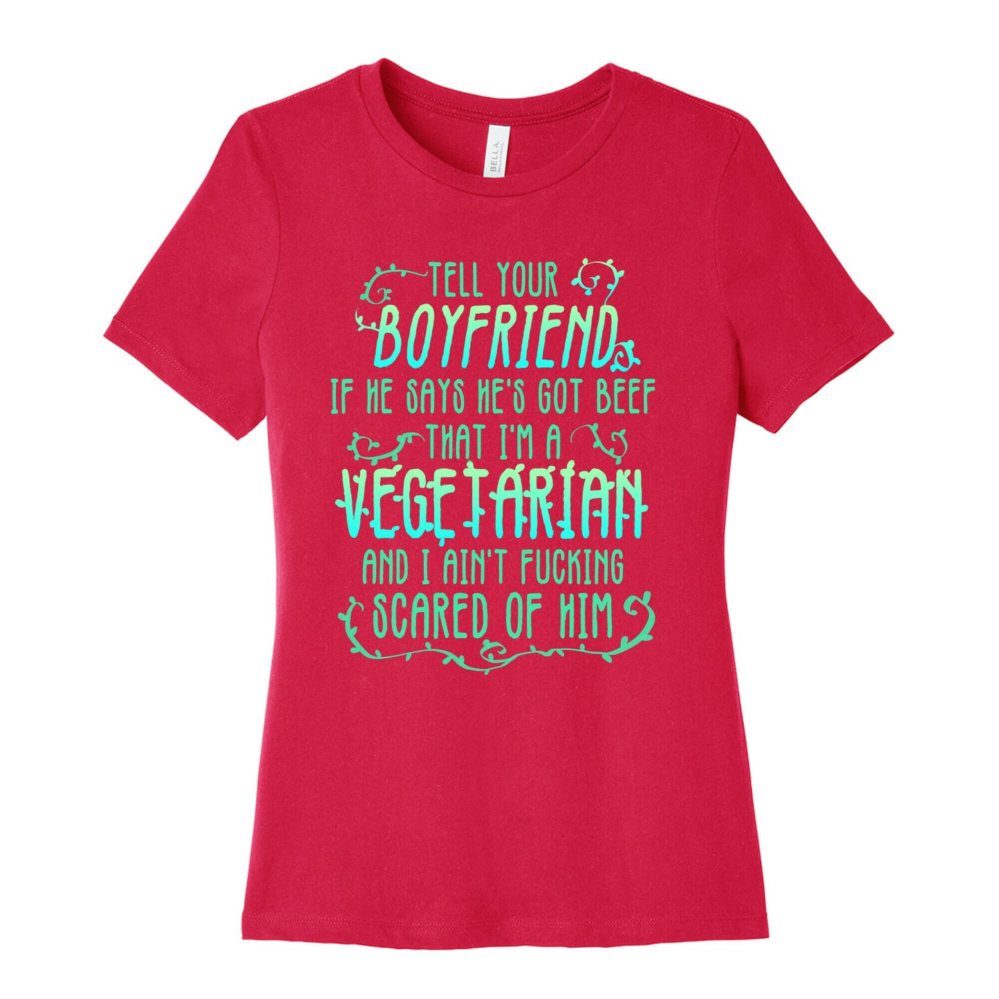 DON'T TRUST ME Lyrics Women's Cotton Tee