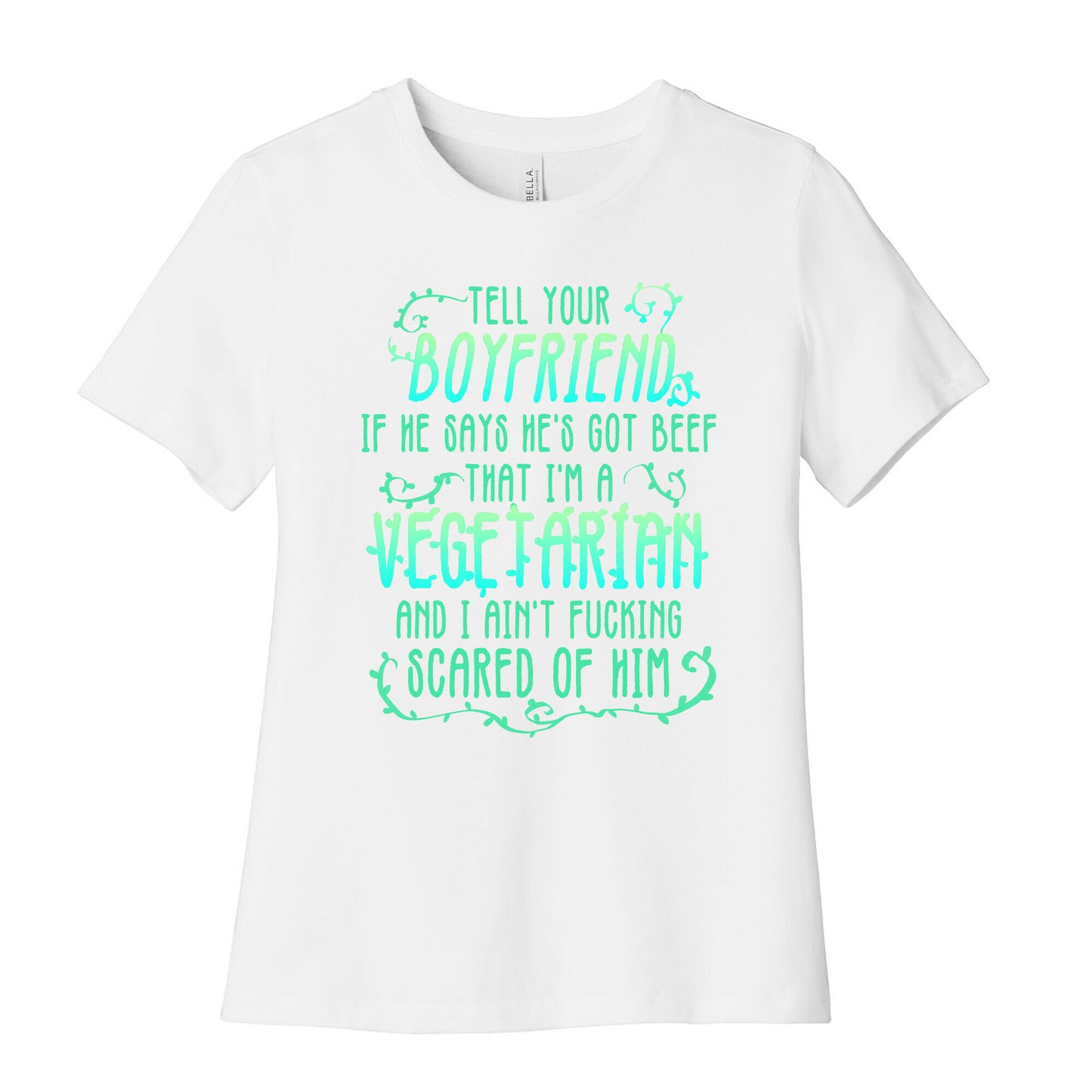 DON'T TRUST ME Lyrics Women's Cotton Tee