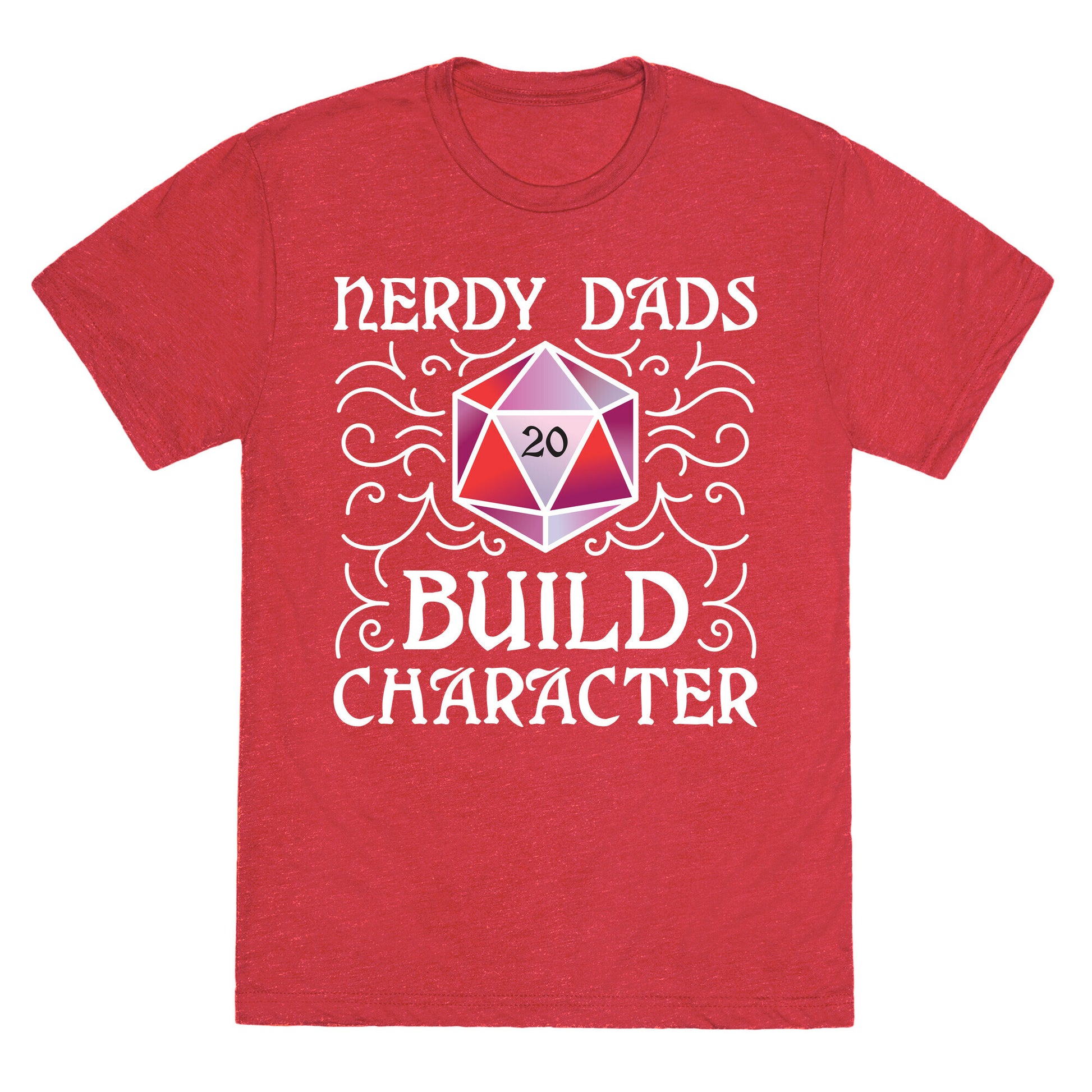Nerdy Dads Build Character Unisex Triblend Tee