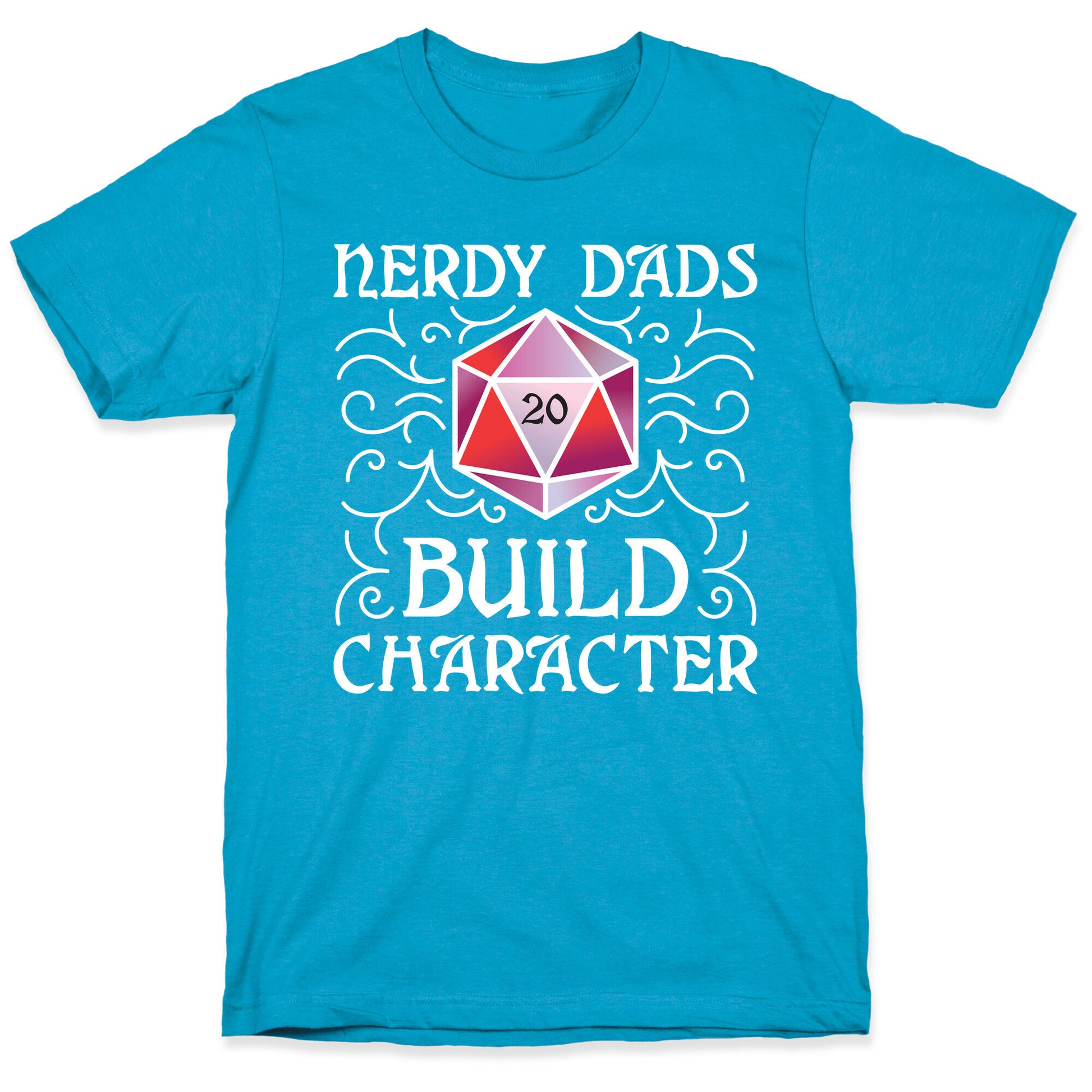 Nerdy Dads Build Character Unisex Triblend Tee