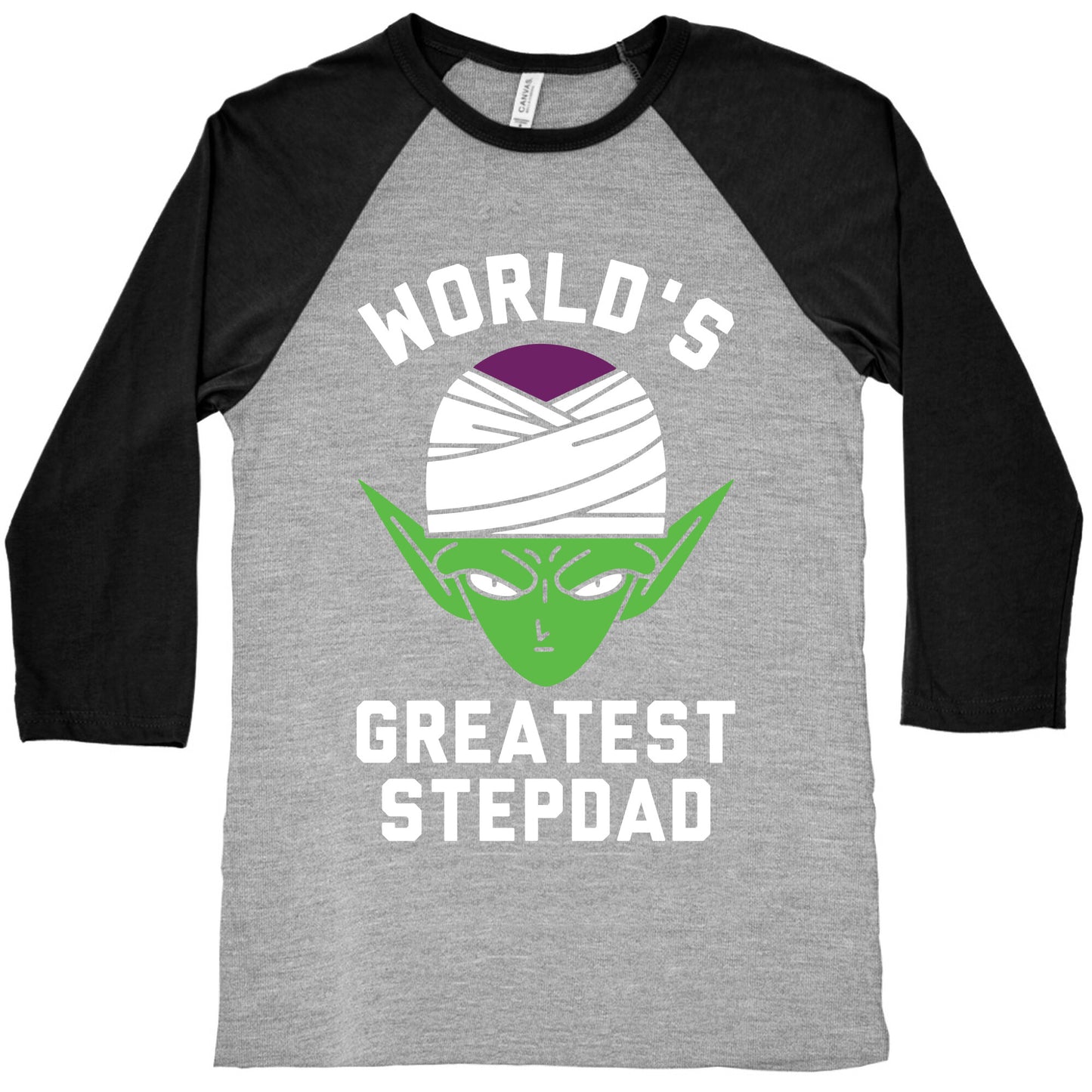 World's Greatest Stepdad Piccolo Parody Baseball Tee