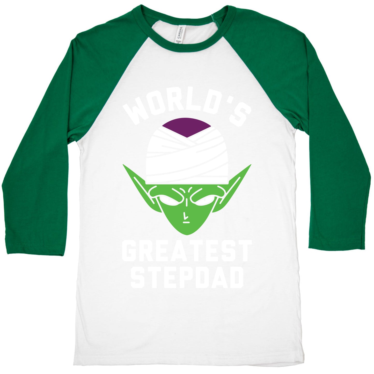 World's Greatest Stepdad Piccolo Parody Baseball Tee