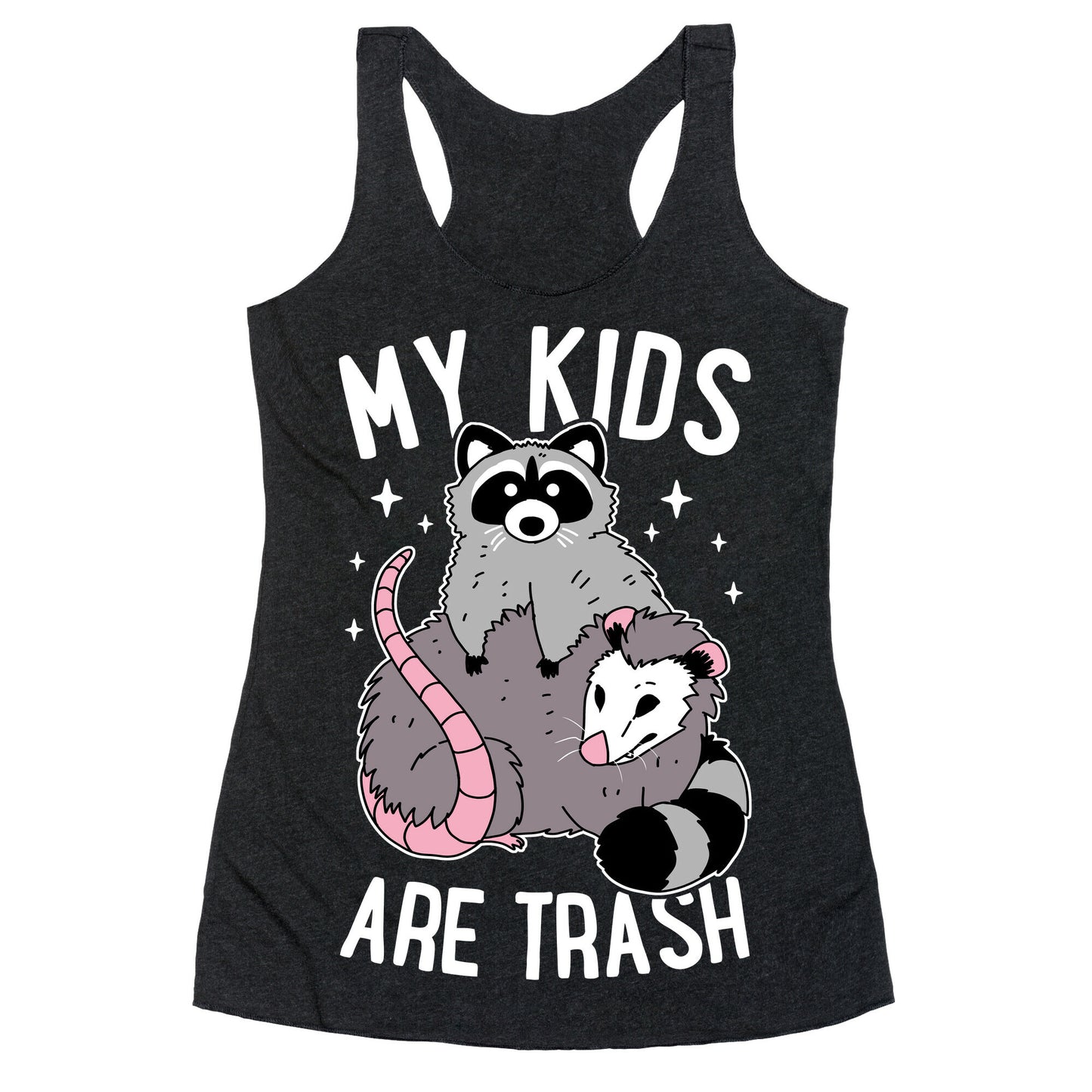 My Kids Are Trash Racerback Tank
