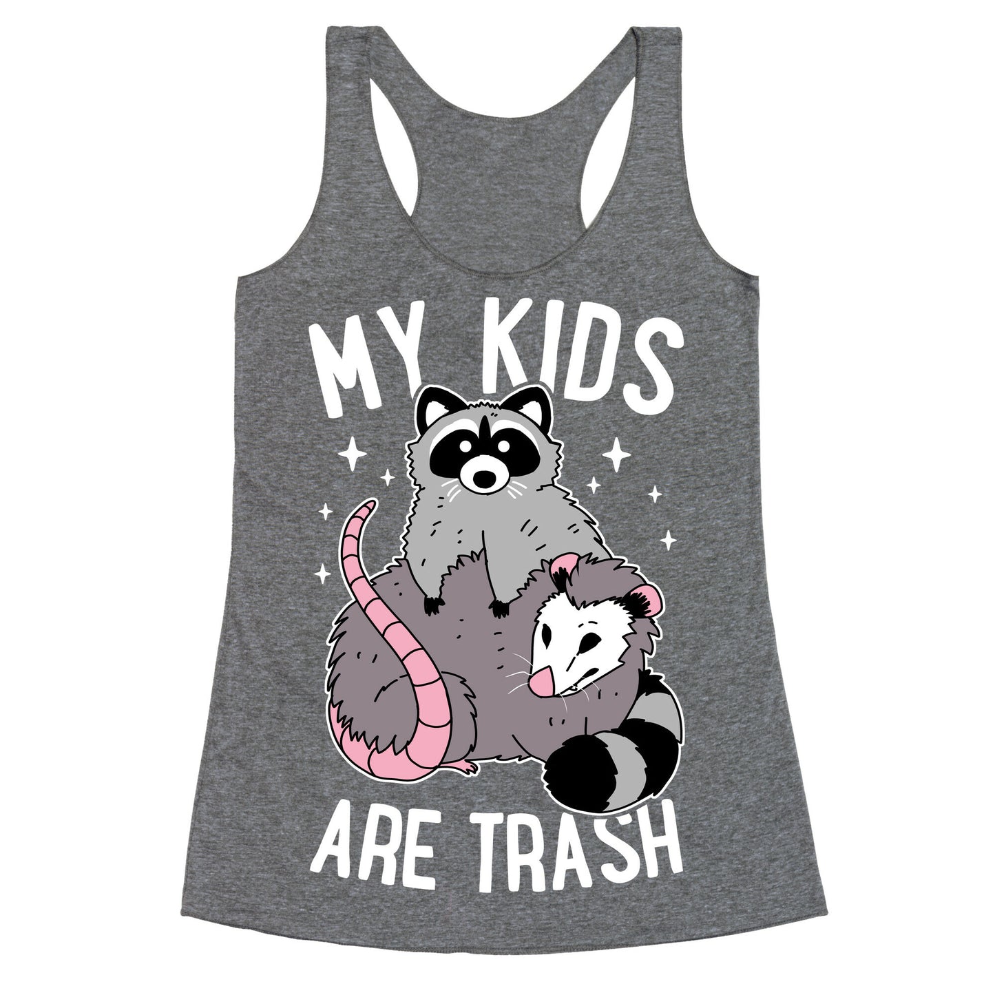 My Kids Are Trash Racerback Tank