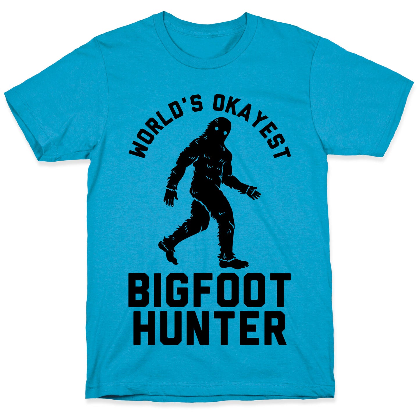 World's Okayest Bigfoot Hunter Unisex Triblend Tee