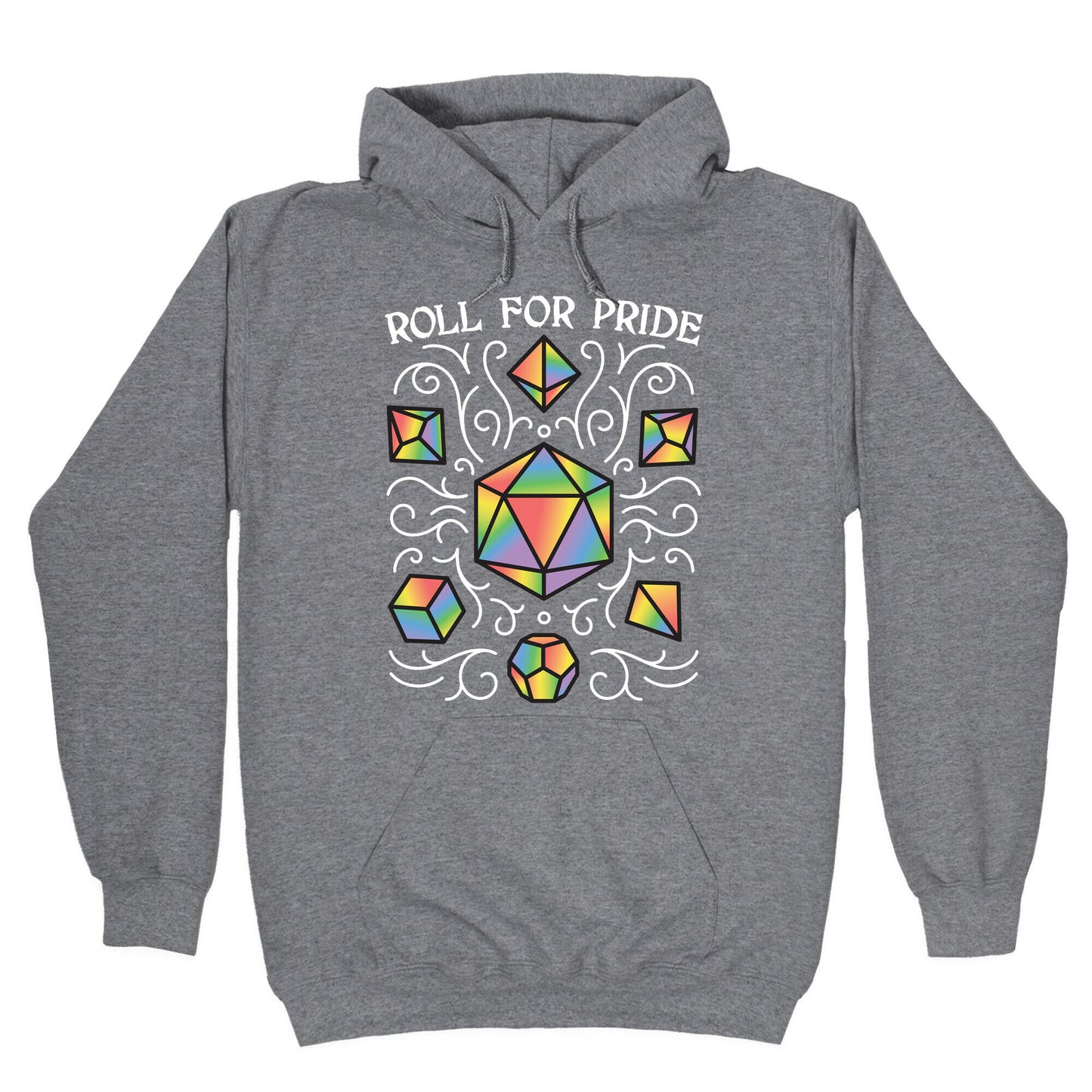Roll For Pride DnD Dice Hoodie